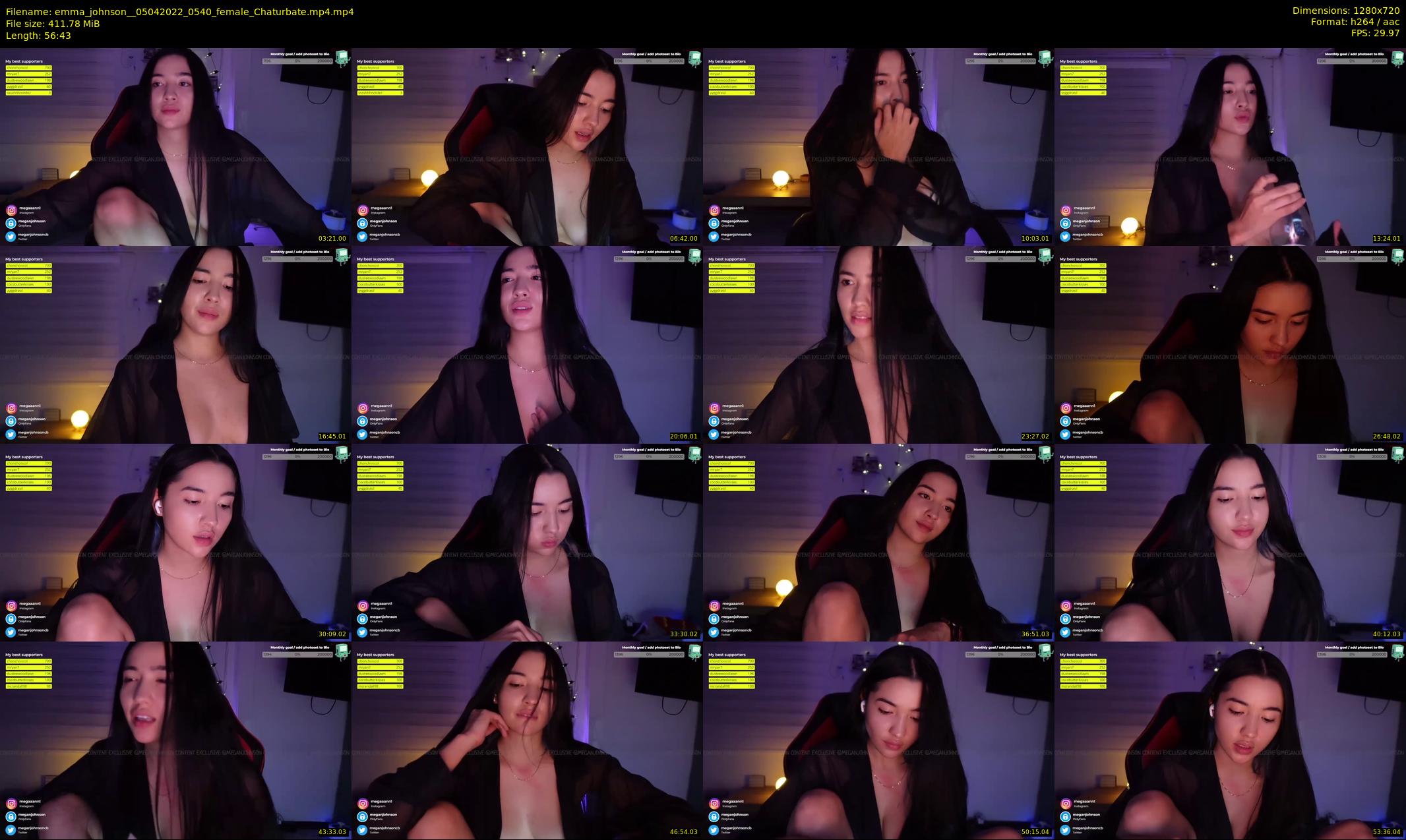 emma_johnson_ — 57 minute Chaturbate female cam show recording, 720p, Apr 5, 2022
