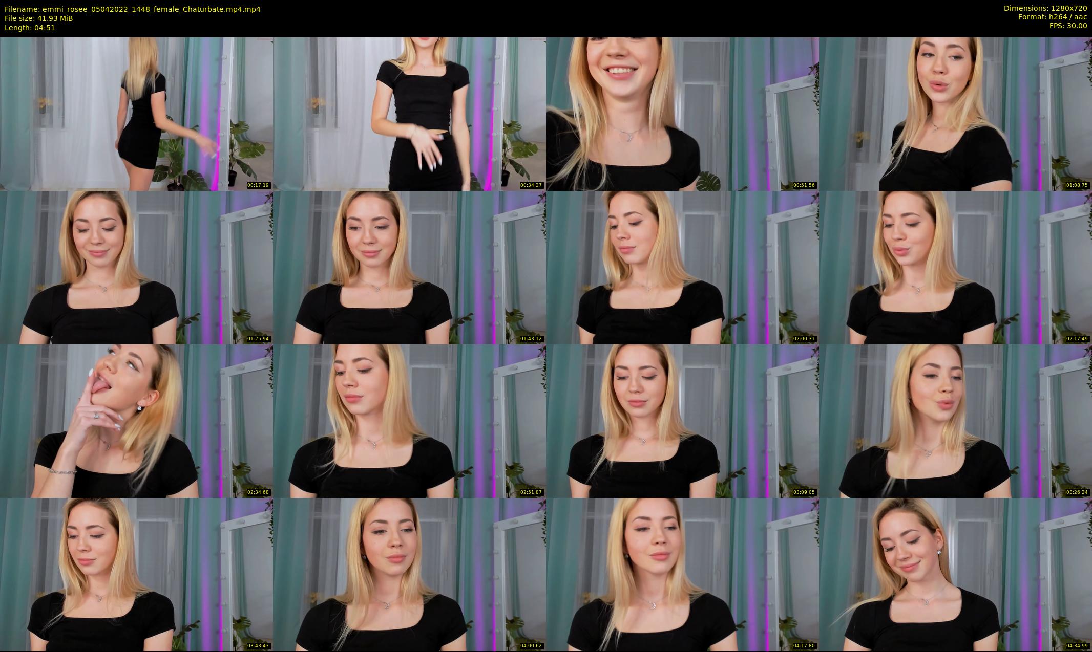 emmi_rosee — 5 minute Chaturbate female cam show recording, 720p, Apr 5, 2022