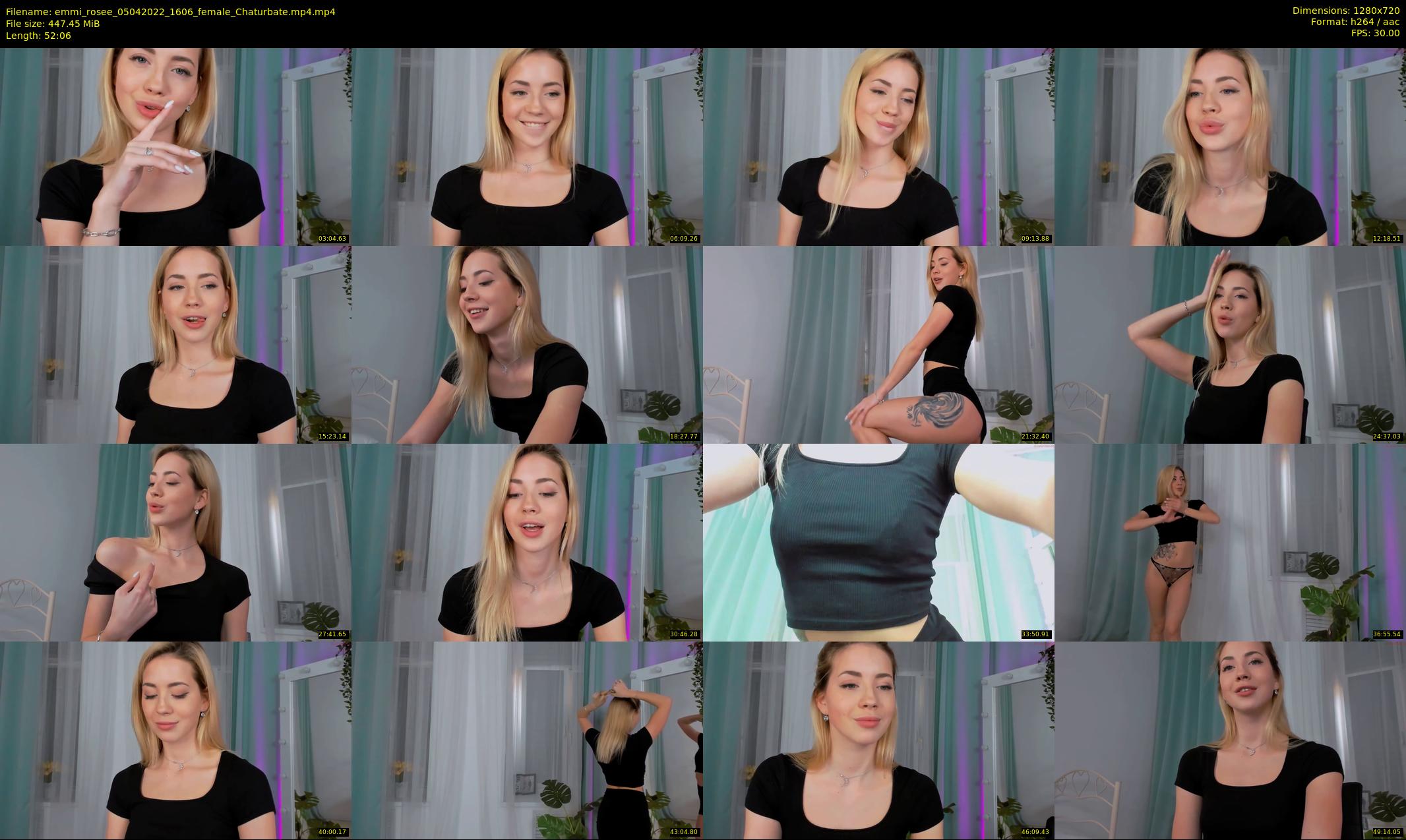 emmi_rosee — 53 minute Chaturbate female cam show recording, 720p, Apr 5, 2022