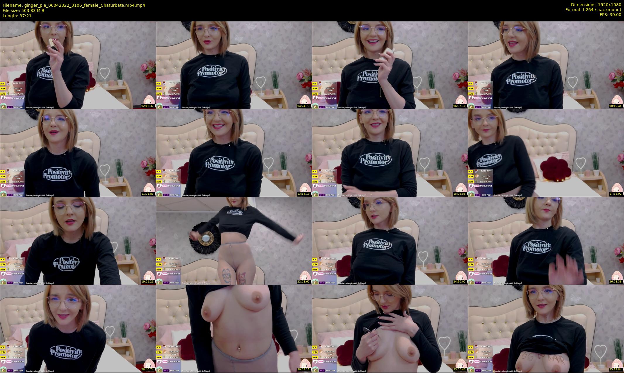 ginger_pie — 38 minute Chaturbate female cam show recording, 1080p, Apr 6, 2022