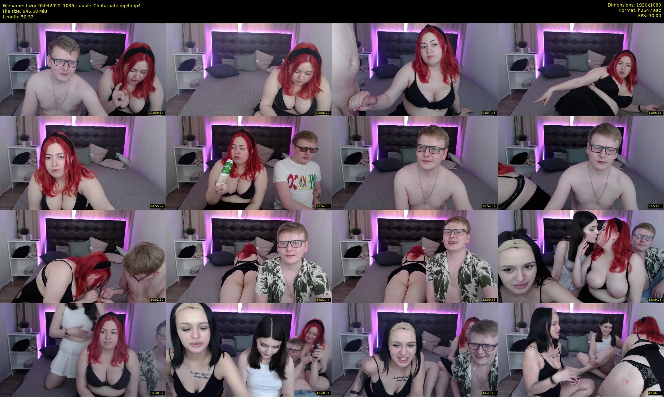 hizgi — 51 minute Chaturbate couple cam show recording, 1080p, Apr 5, 2022