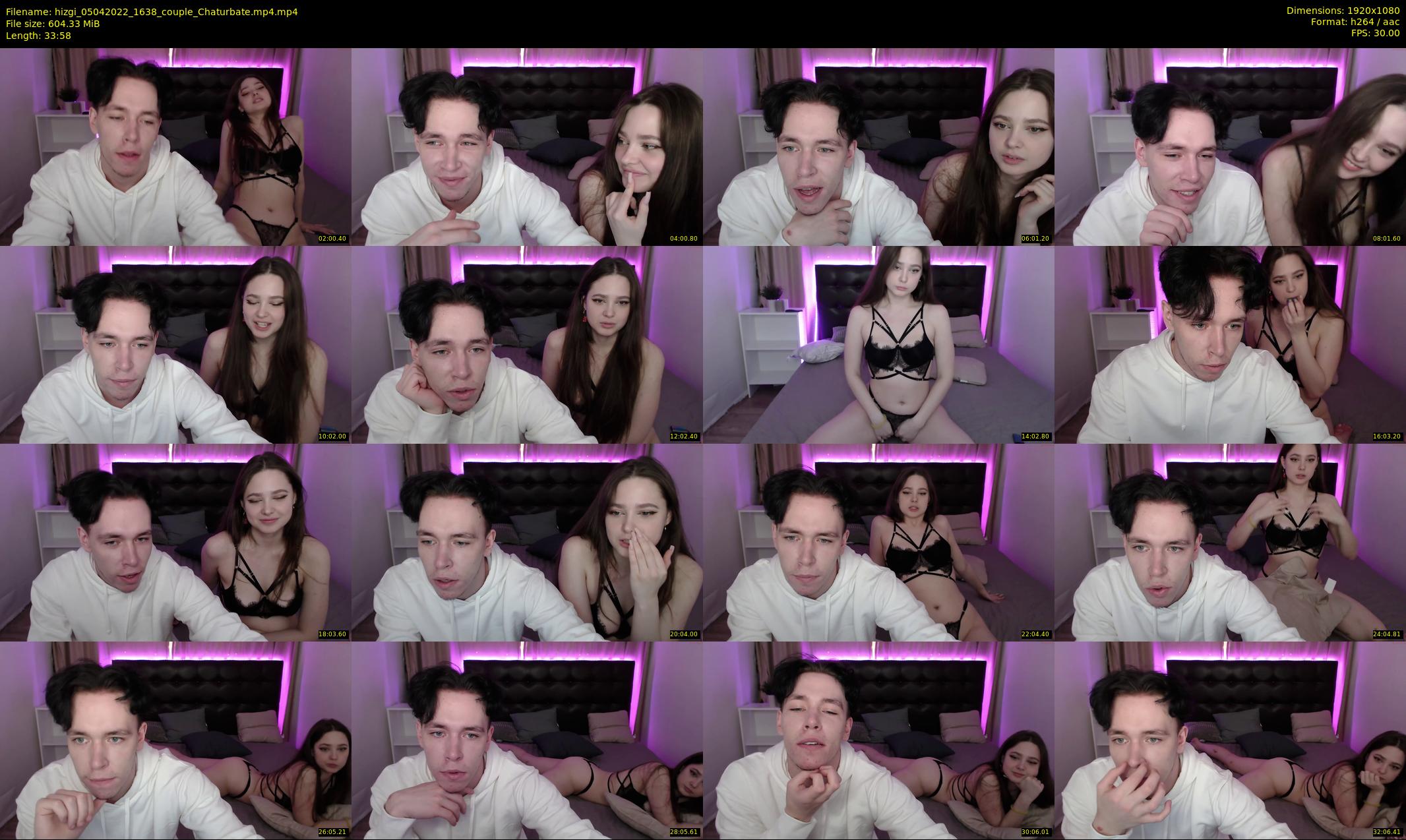 hizgi — 34 minute Chaturbate couple cam show recording, 1080p, Apr 5, 2022