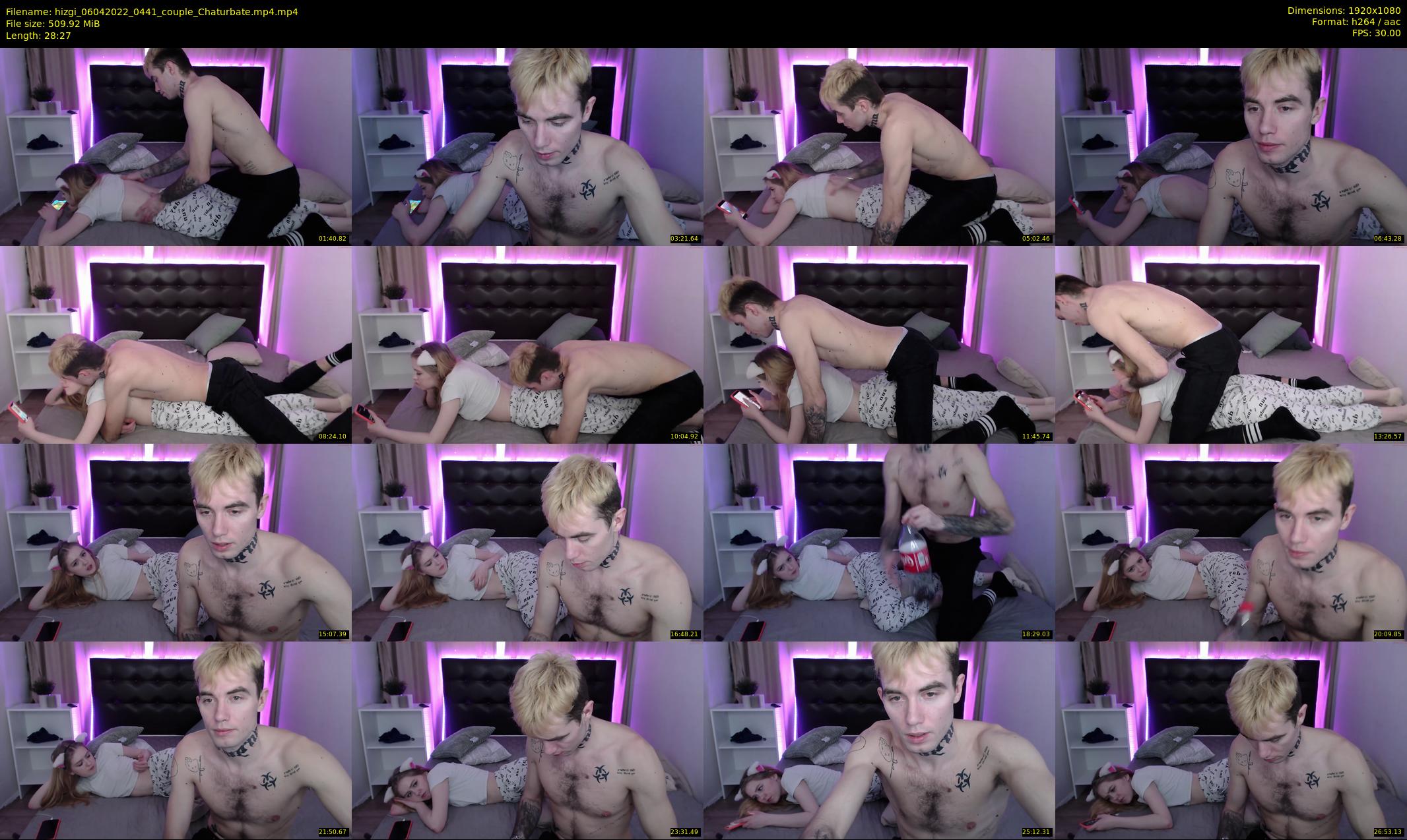 hizgi — 29 minute Chaturbate couple cam show recording, 1080p, Apr 6, 2022
