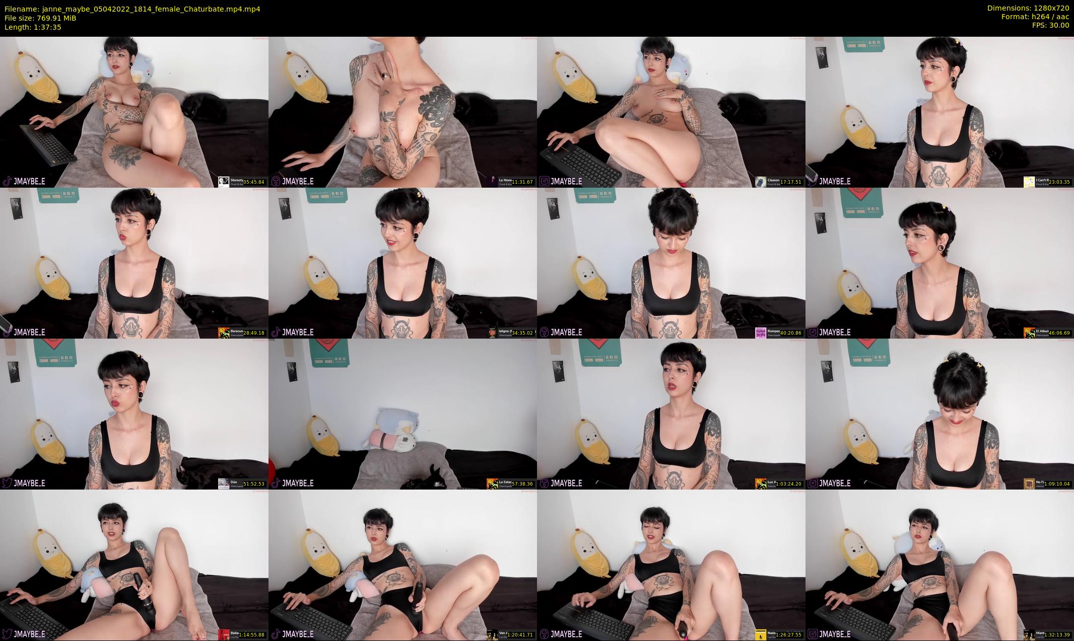 janne_maybe — 98 minute Chaturbate female cam show recording, 720p, Apr 5, 2022
