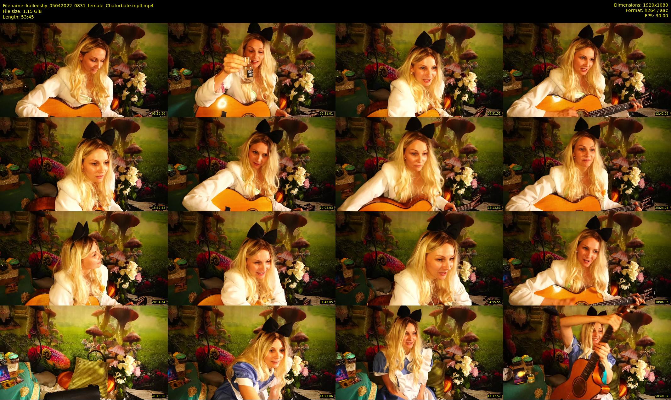 kaileeshy — 54 minute Chaturbate female cam show recording, 1080p, Apr 5, 2022