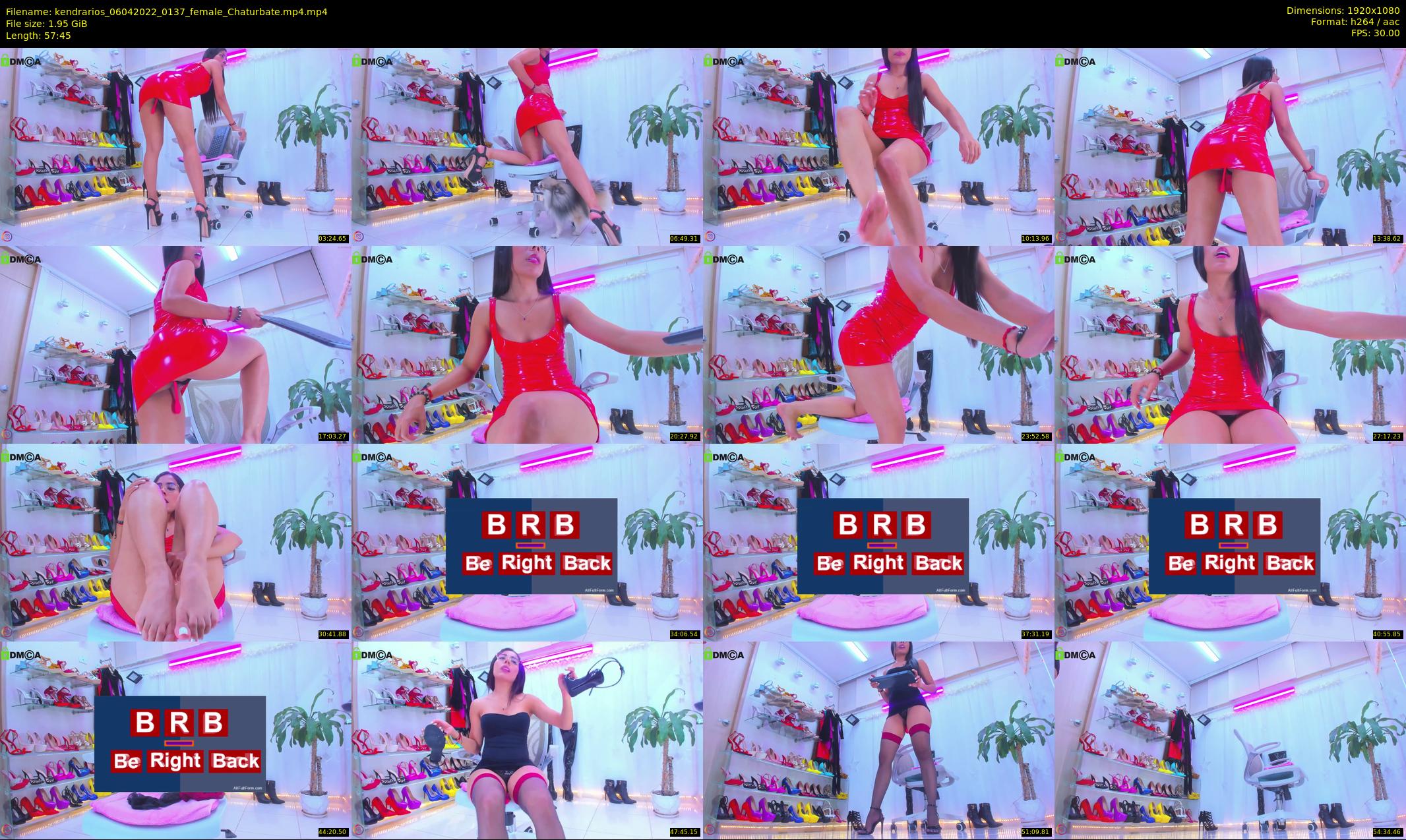 kendrarios — 58 minute Chaturbate female cam show recording, 1080p, Apr 6, 2022