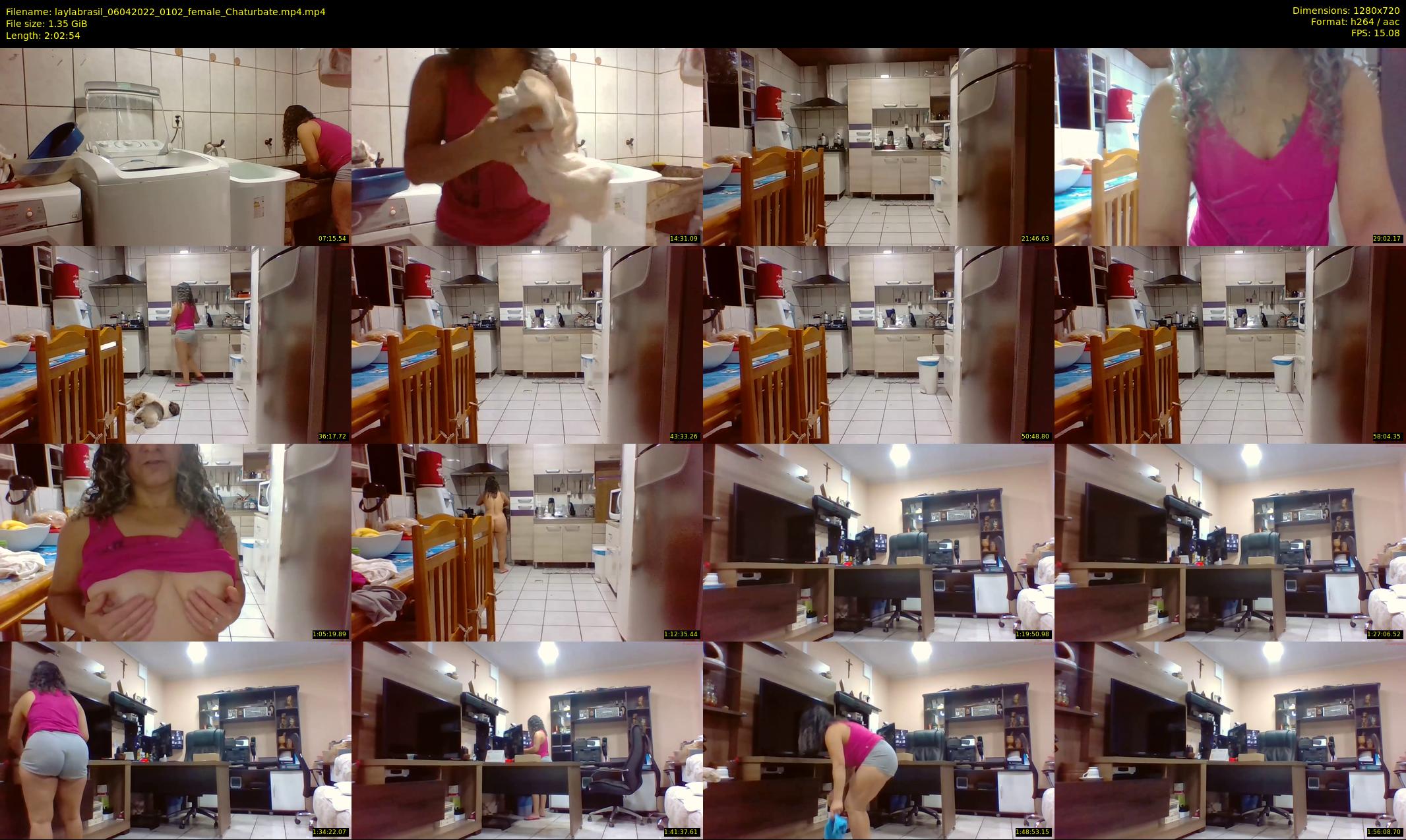 laylabrasil — 123 minute Chaturbate female cam show recording, 720p, Apr 6, 2022