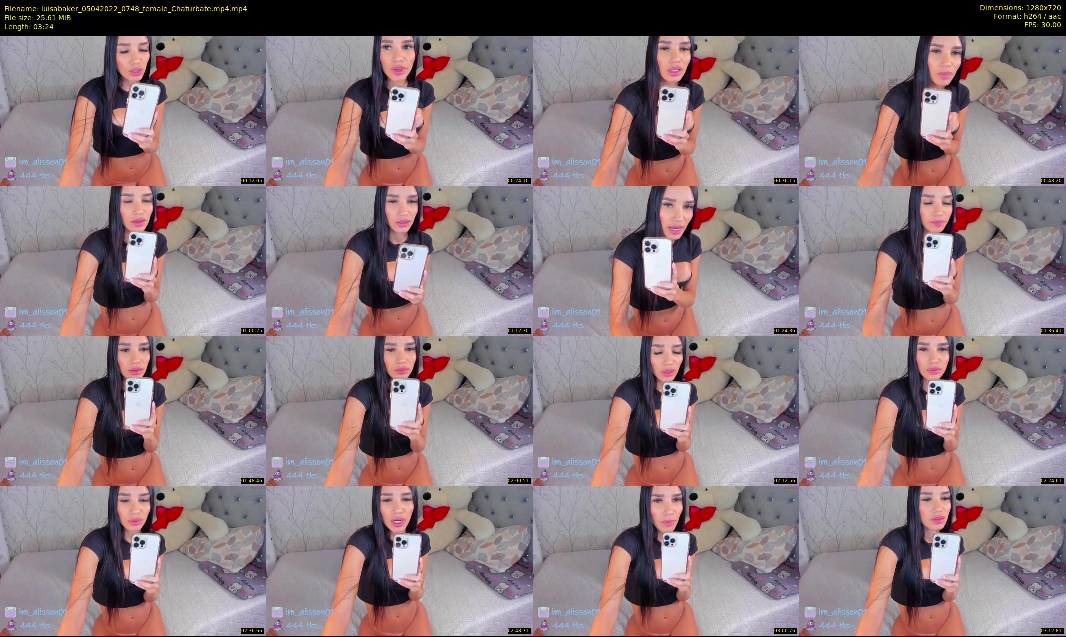 luisabaker — 4 minute Chaturbate female cam show recording, 720p, Apr 5, 2022