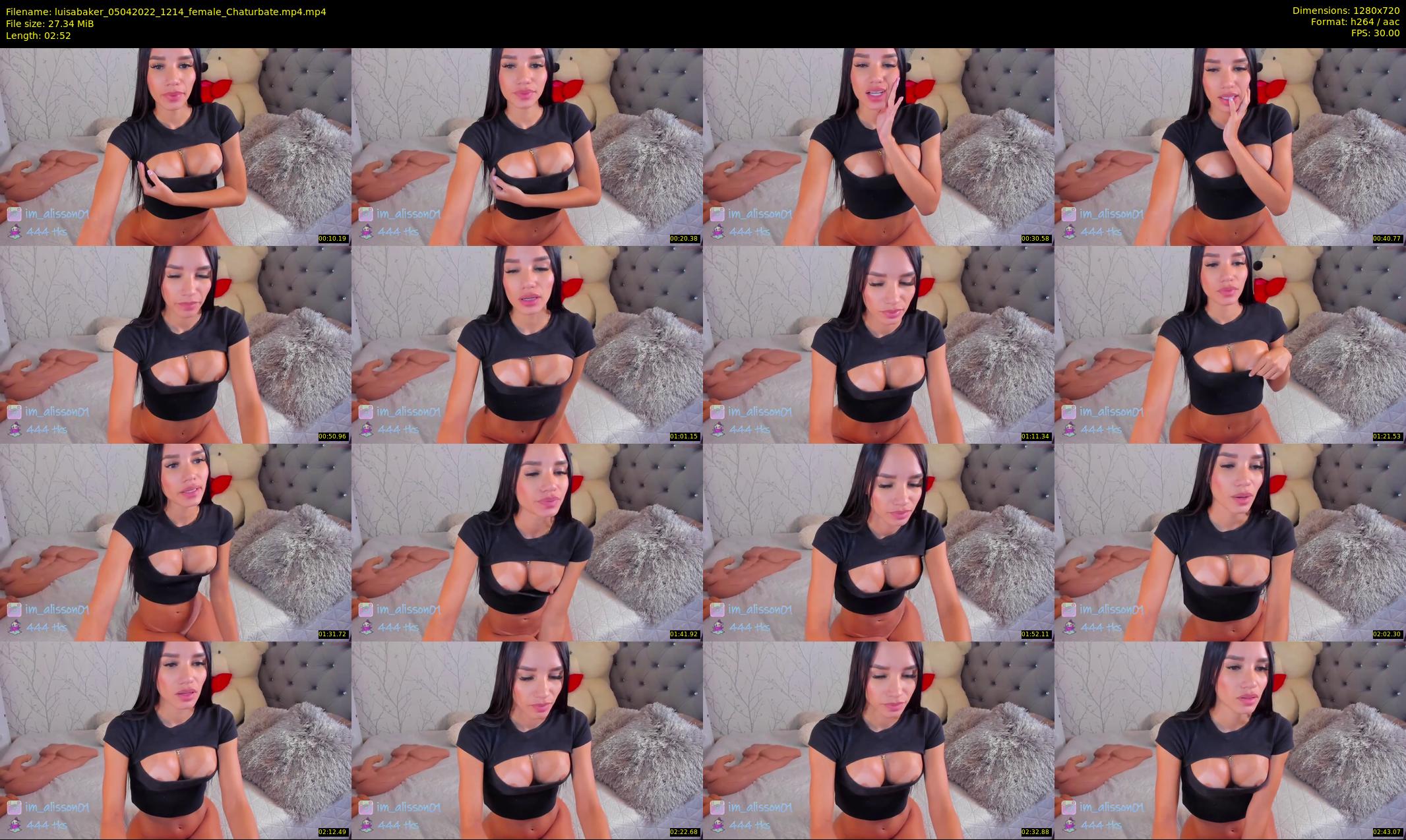 luisabaker — 3 minute Chaturbate female cam show recording, 720p, Apr 5, 2022