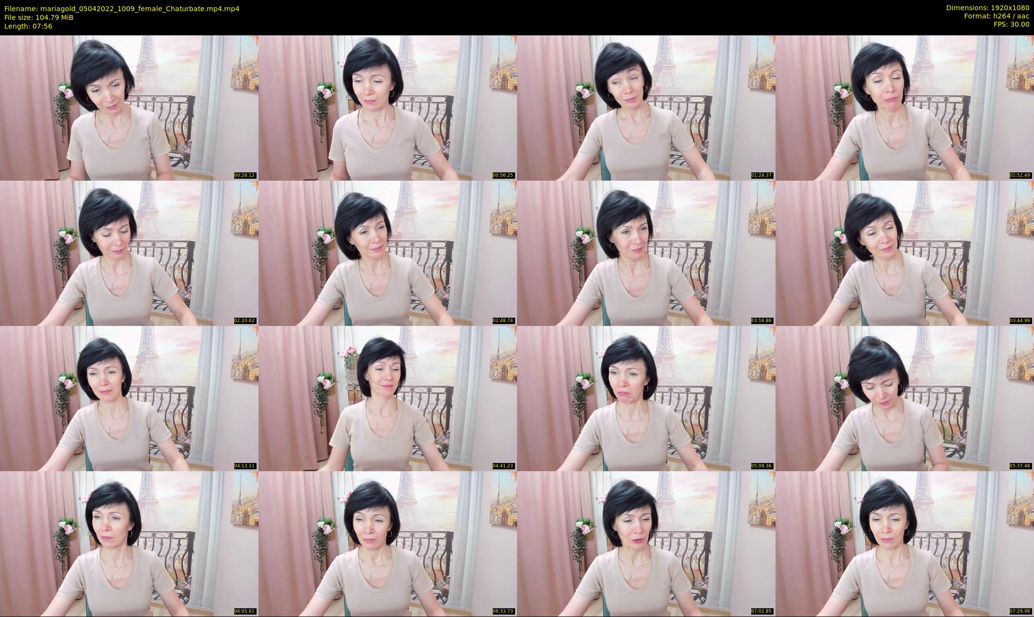 mariagold — 8 minute Chaturbate female cam show recording, 1080p, Apr 5, 2022