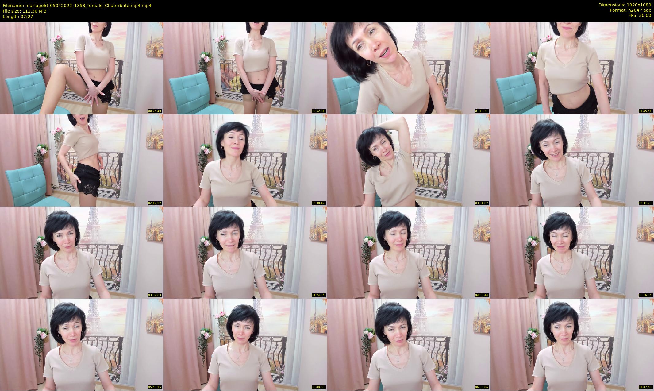 mariagold — 8 minute Chaturbate female cam show recording, 1080p, Apr 5, 2022