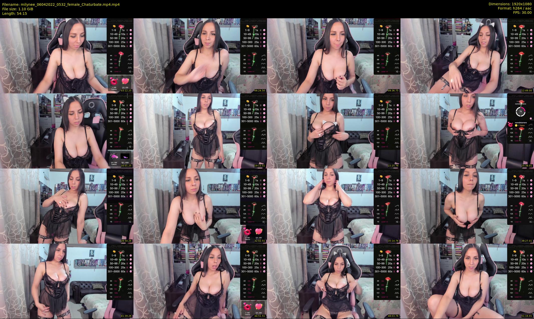 milynee — 55 minute Chaturbate female cam show recording, 1080p, Apr 6, 2022