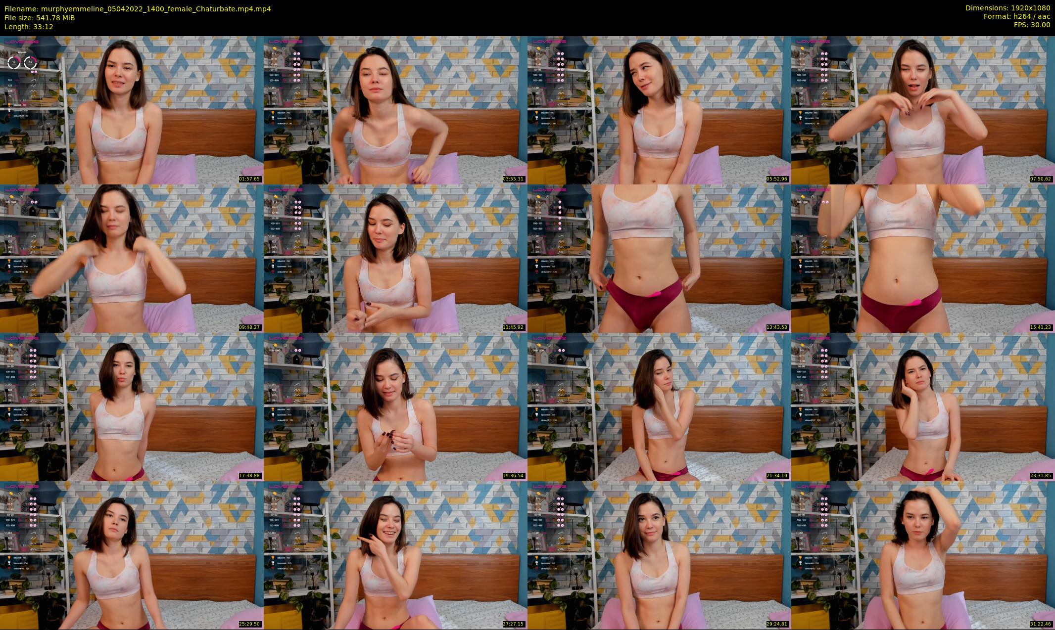 murphyemmeline — 34 minute Chaturbate female cam show recording, 1080p, Apr 5, 2022