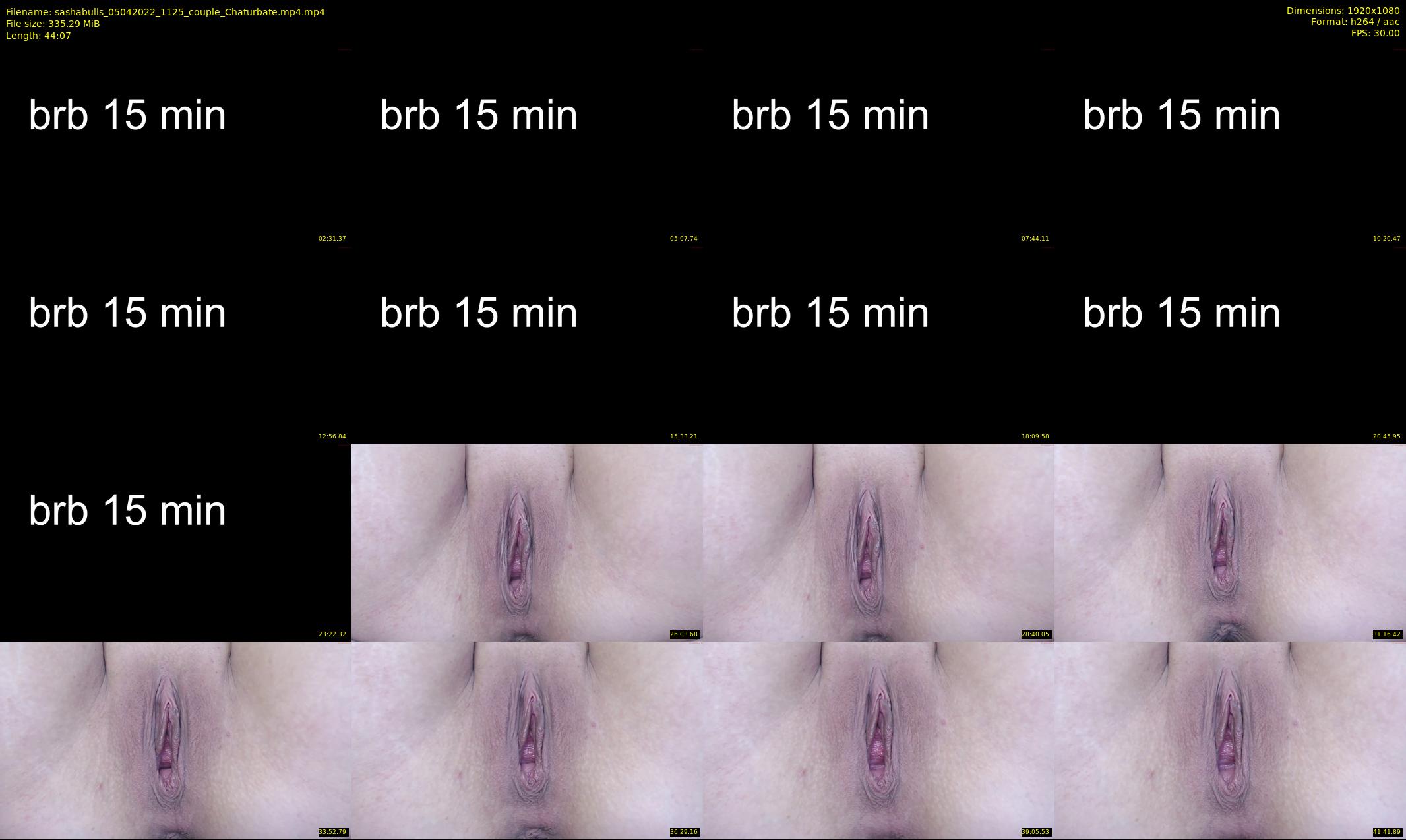 sashabulls — 45 minute Chaturbate couple cam show recording, 1080p, Apr 5, 2022