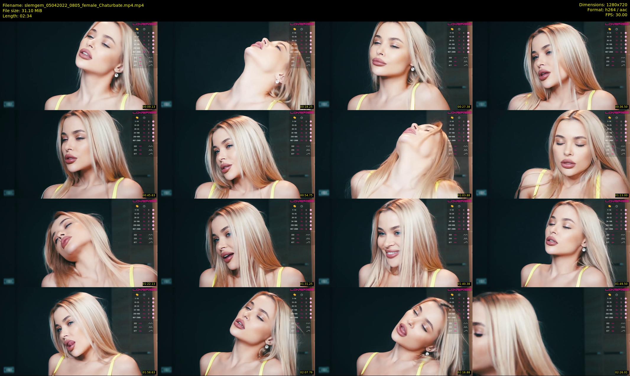 slemgem — 3 minute Chaturbate couple cam show recording, 720p, Apr 5, 2022