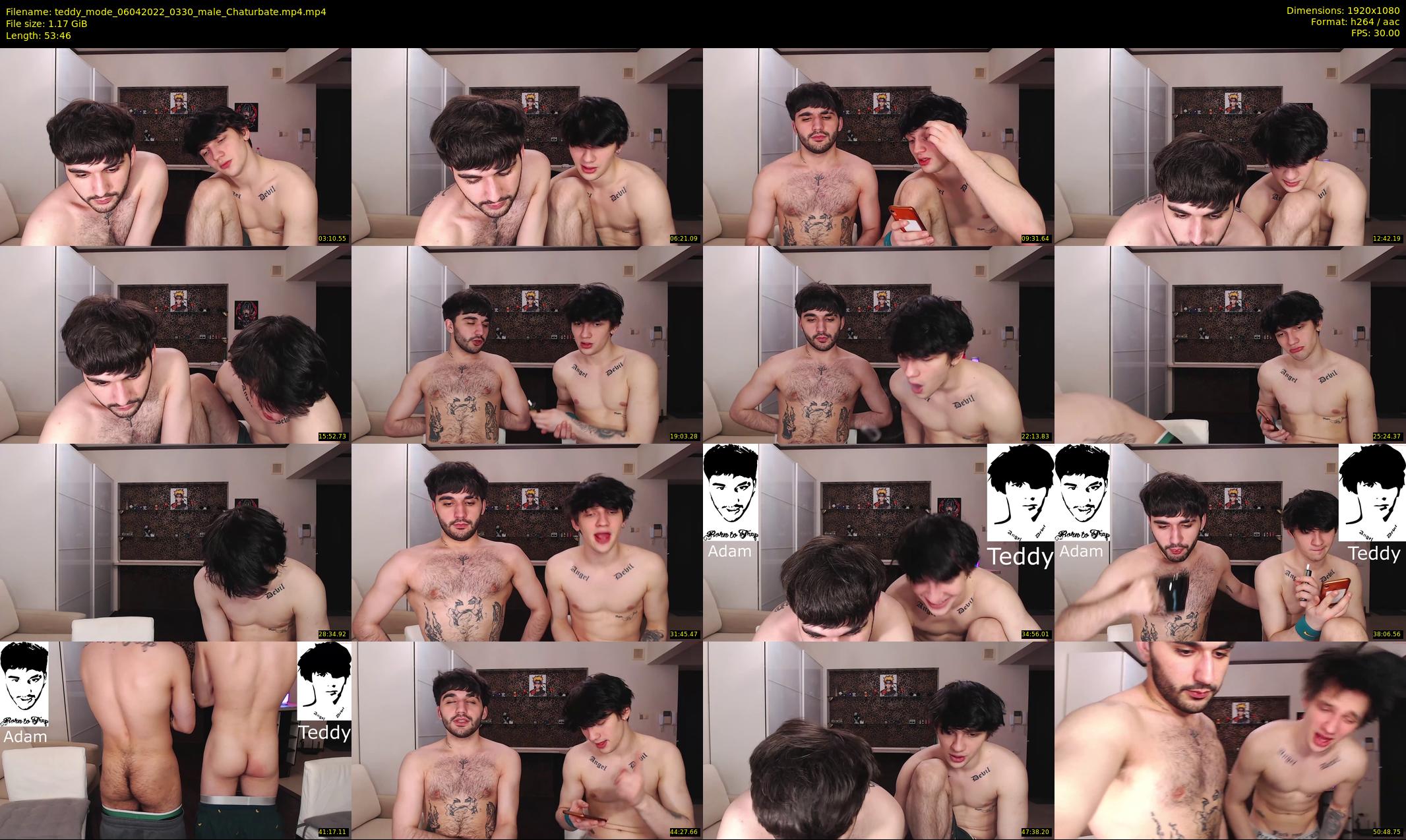 teddy_mode — 54 minute Chaturbate couple cam show recording, 1080p, Apr 6, 2022