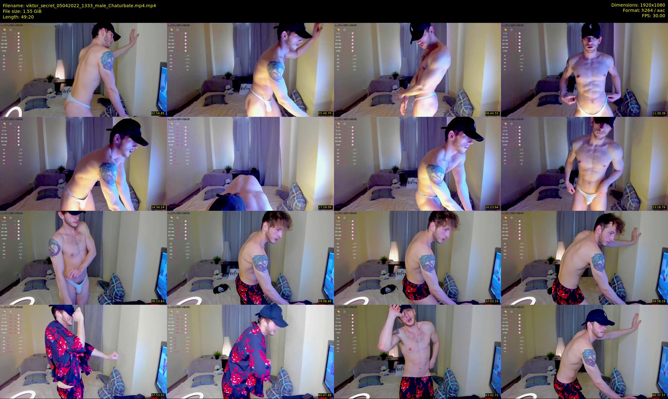 viktor_secret — 50 minute Chaturbate male cam show recording, 1080p, Apr 5, 2022