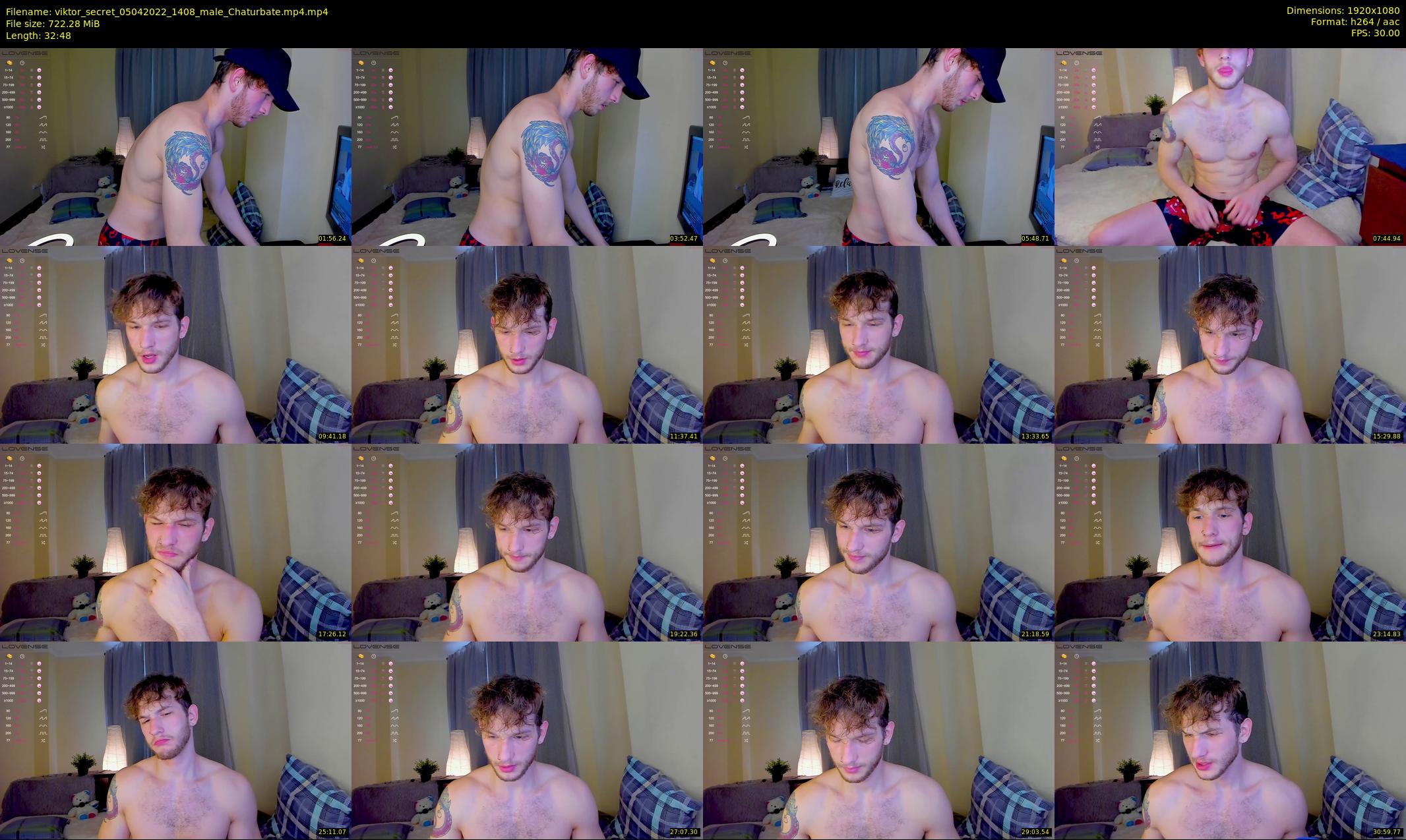 viktor_secret — 33 minute Chaturbate male cam show recording, 1080p, Apr 5, 2022