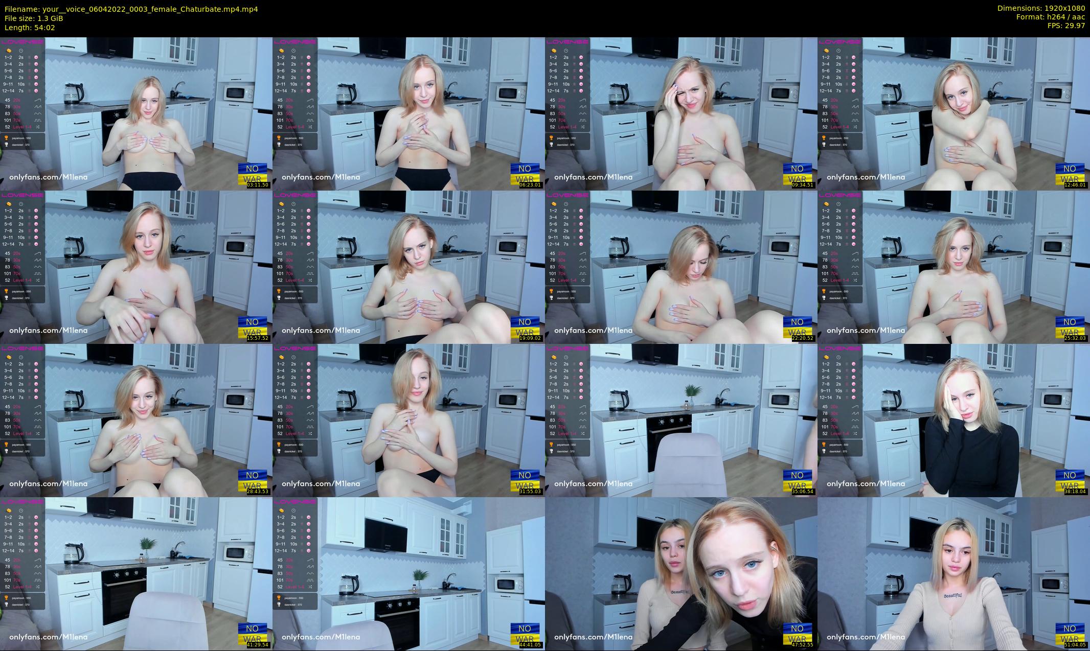 your__voice — 55 minute Chaturbate female cam show recording, 1080p, Apr 6, 2022