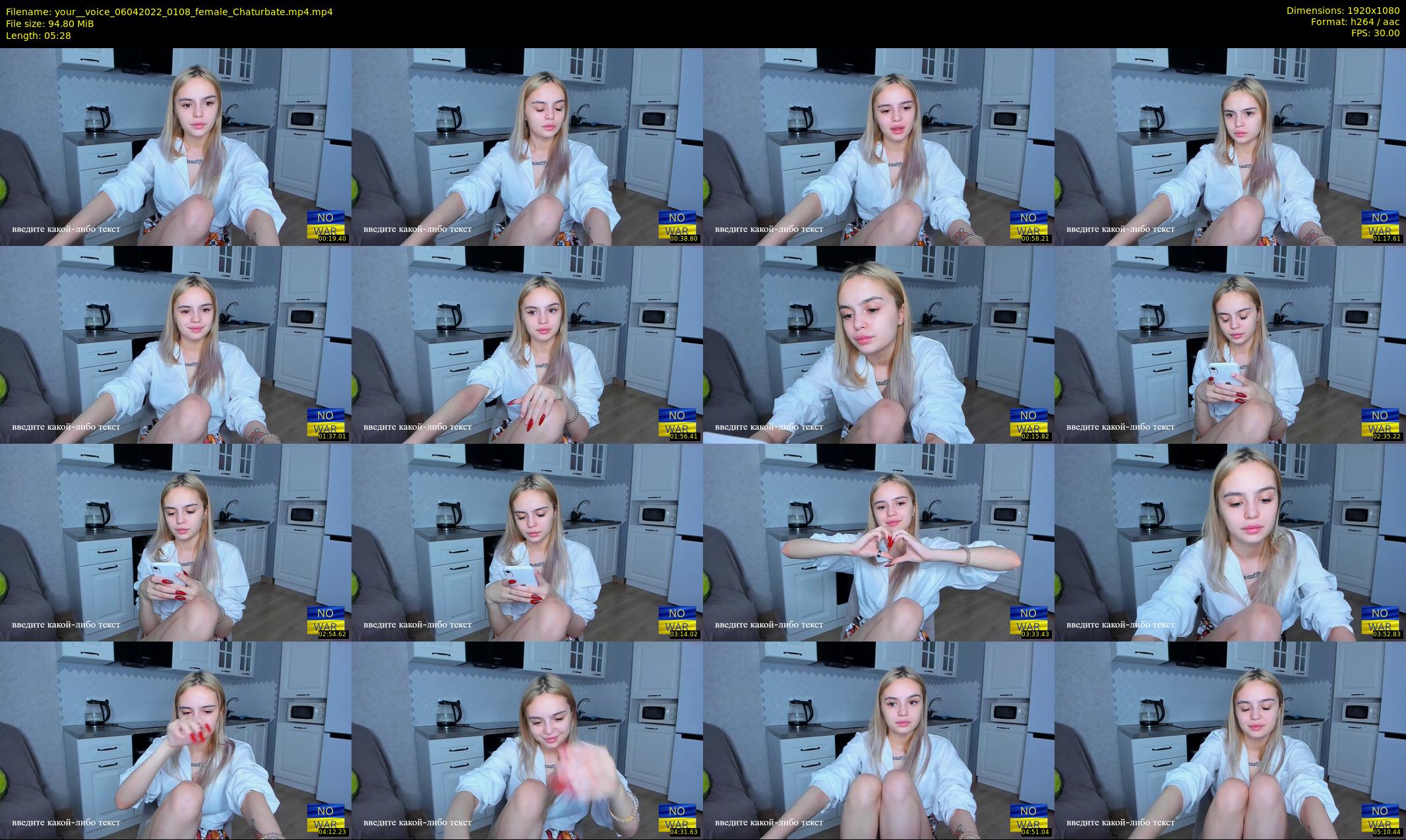 your__voice — 6 minute Chaturbate female cam show recording, 1080p, Apr 6, 2022