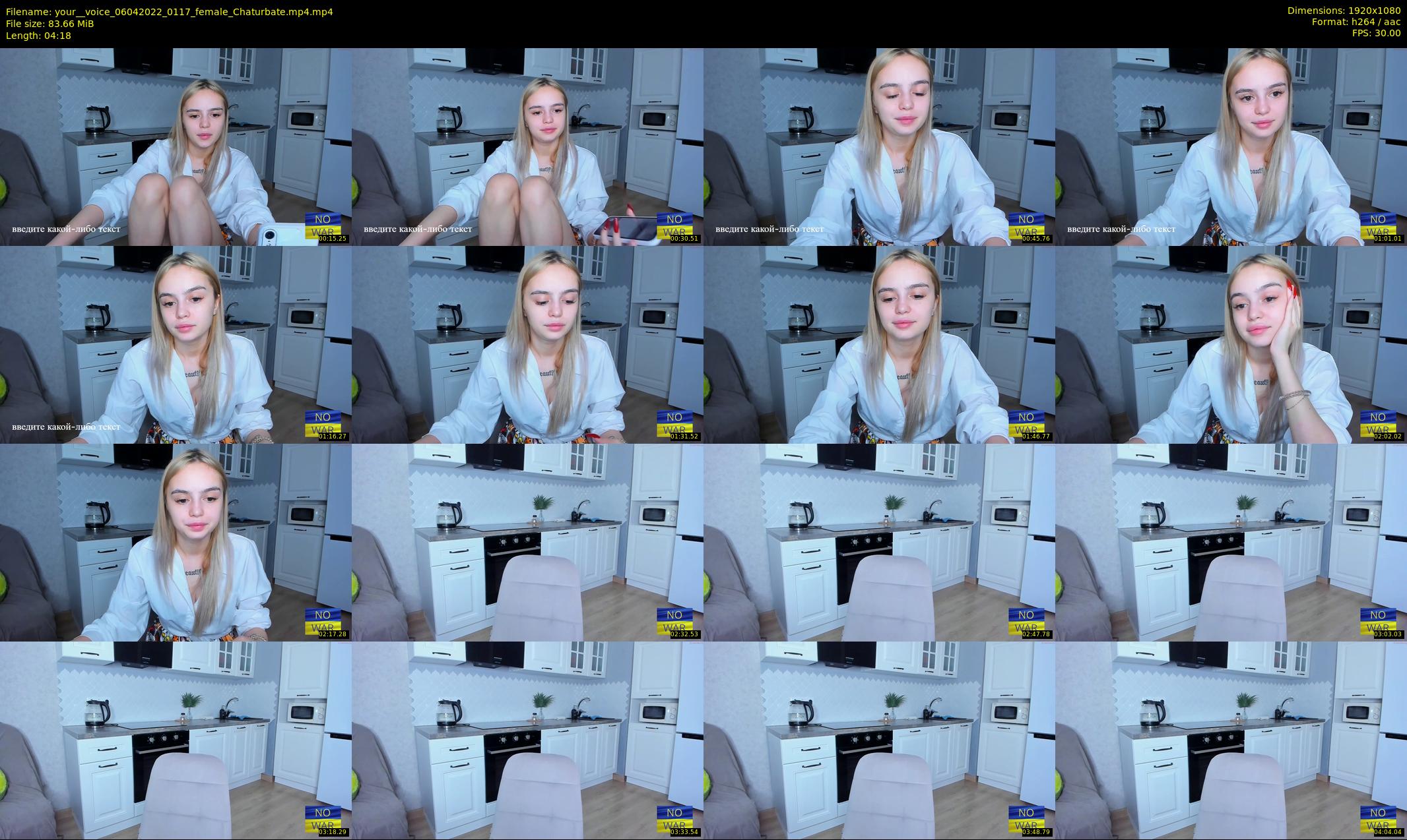 your__voice — 5 minute Chaturbate female cam show recording, 1080p, Apr 6, 2022
