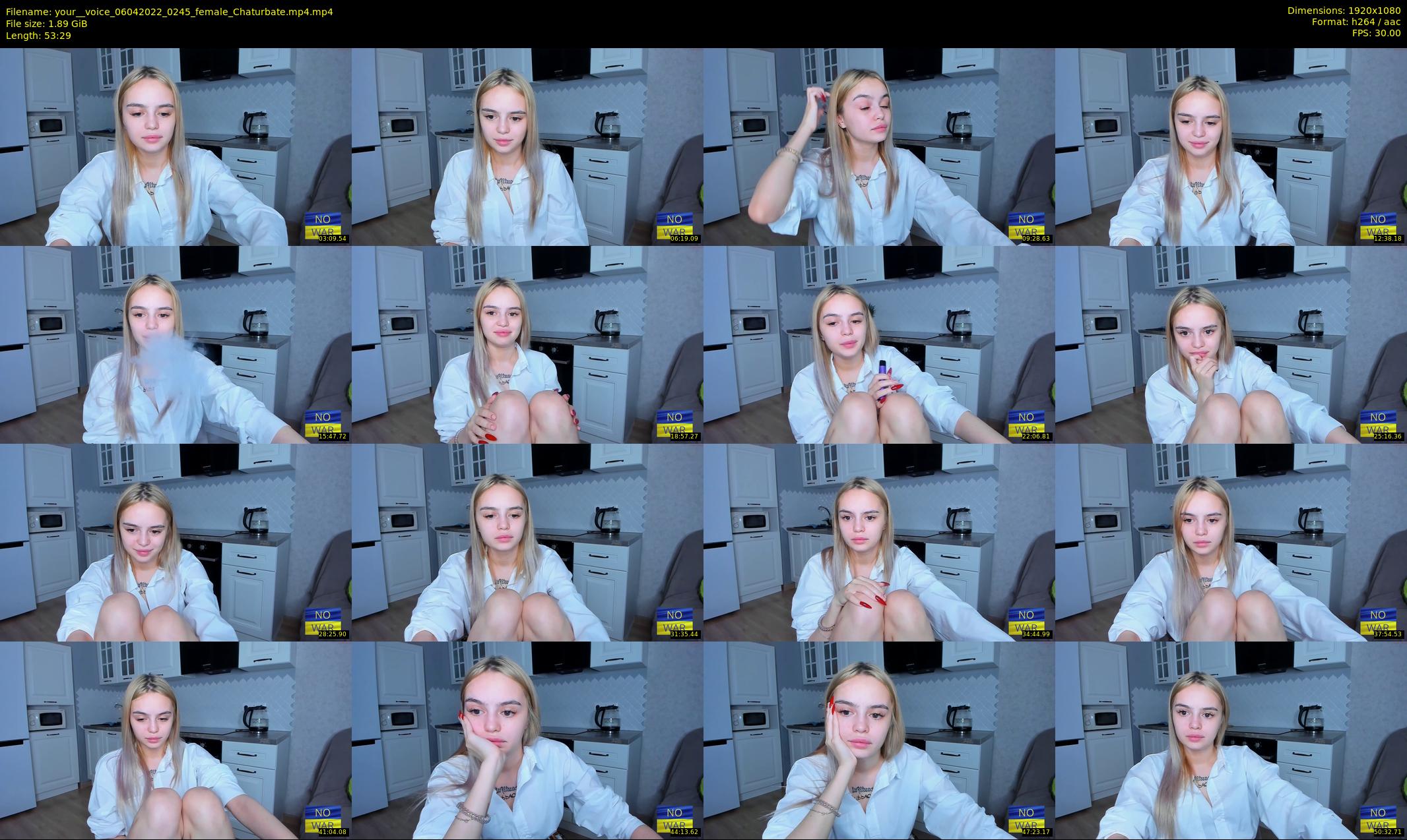 your__voice — 54 minute Chaturbate female cam show recording, 1080p, Apr 6, 2022