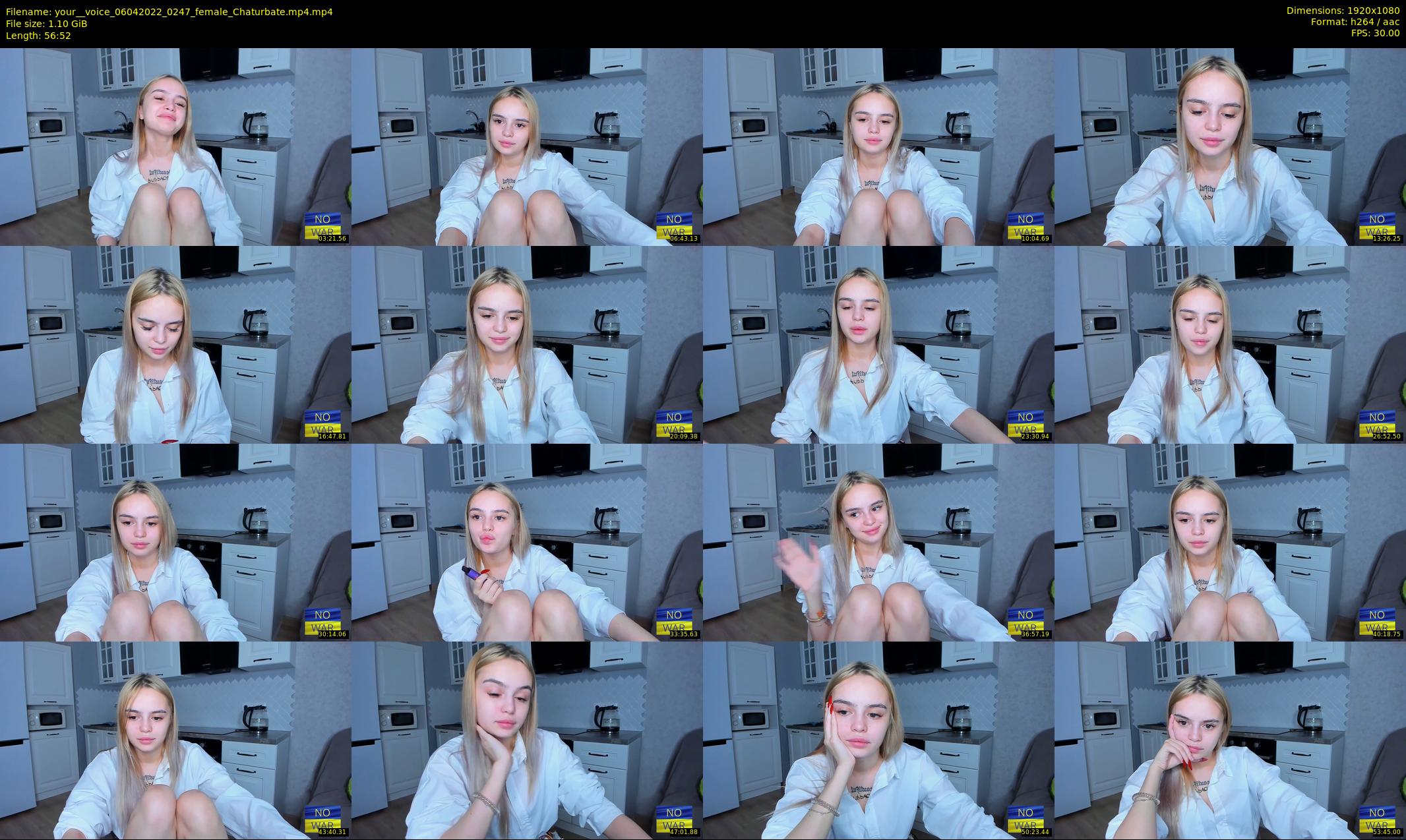your__voice — 57 minute Chaturbate female cam show recording, 1080p, Apr 6, 2022