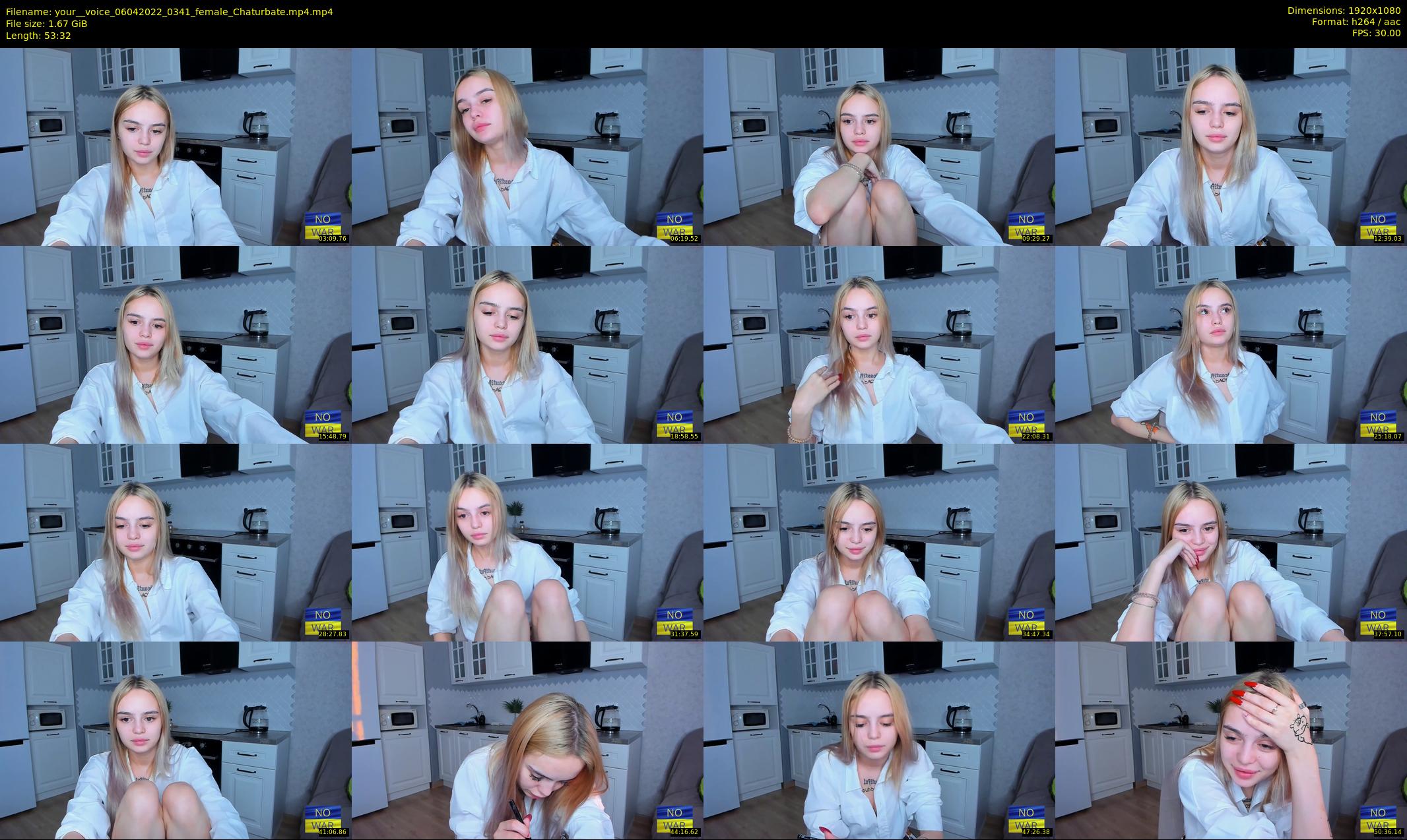 your__voice — 54 minute Chaturbate female cam show recording, 1080p, Apr 6, 2022