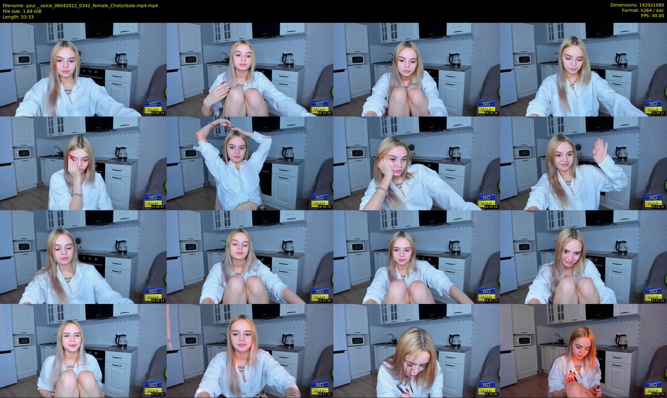 your__voice — 54 minute Chaturbate female cam show recording, 1080p, Apr 6, 2022