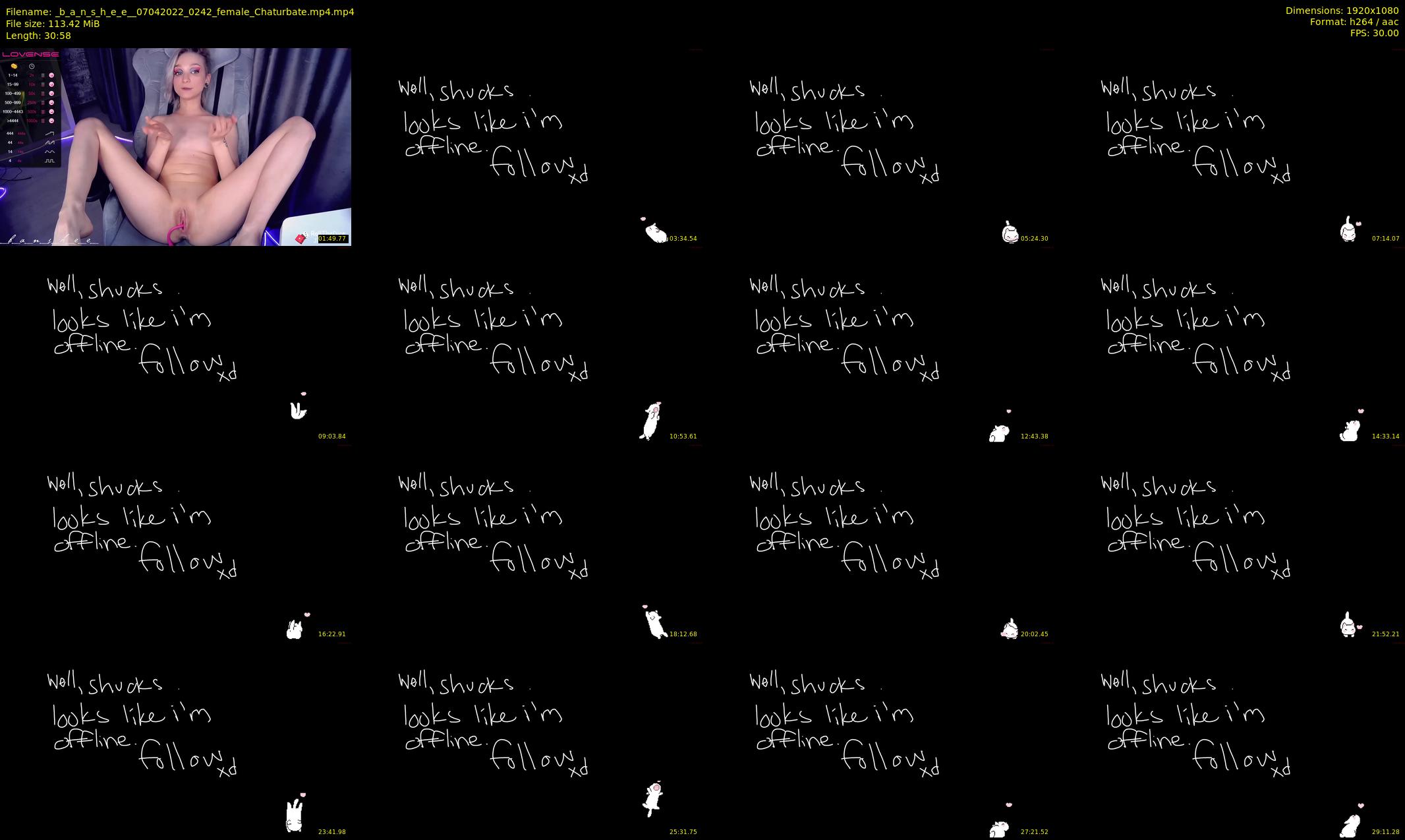 _b_a_n_s_h_e_e_ — 31 minute Chaturbate female cam show recording, 1080p, Apr 7, 2022