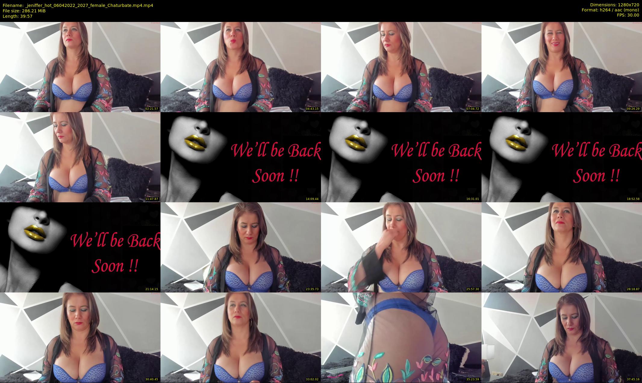_jeniffer_hot — 40 minute Chaturbate female cam show recording, 720p, Apr 6, 2022
