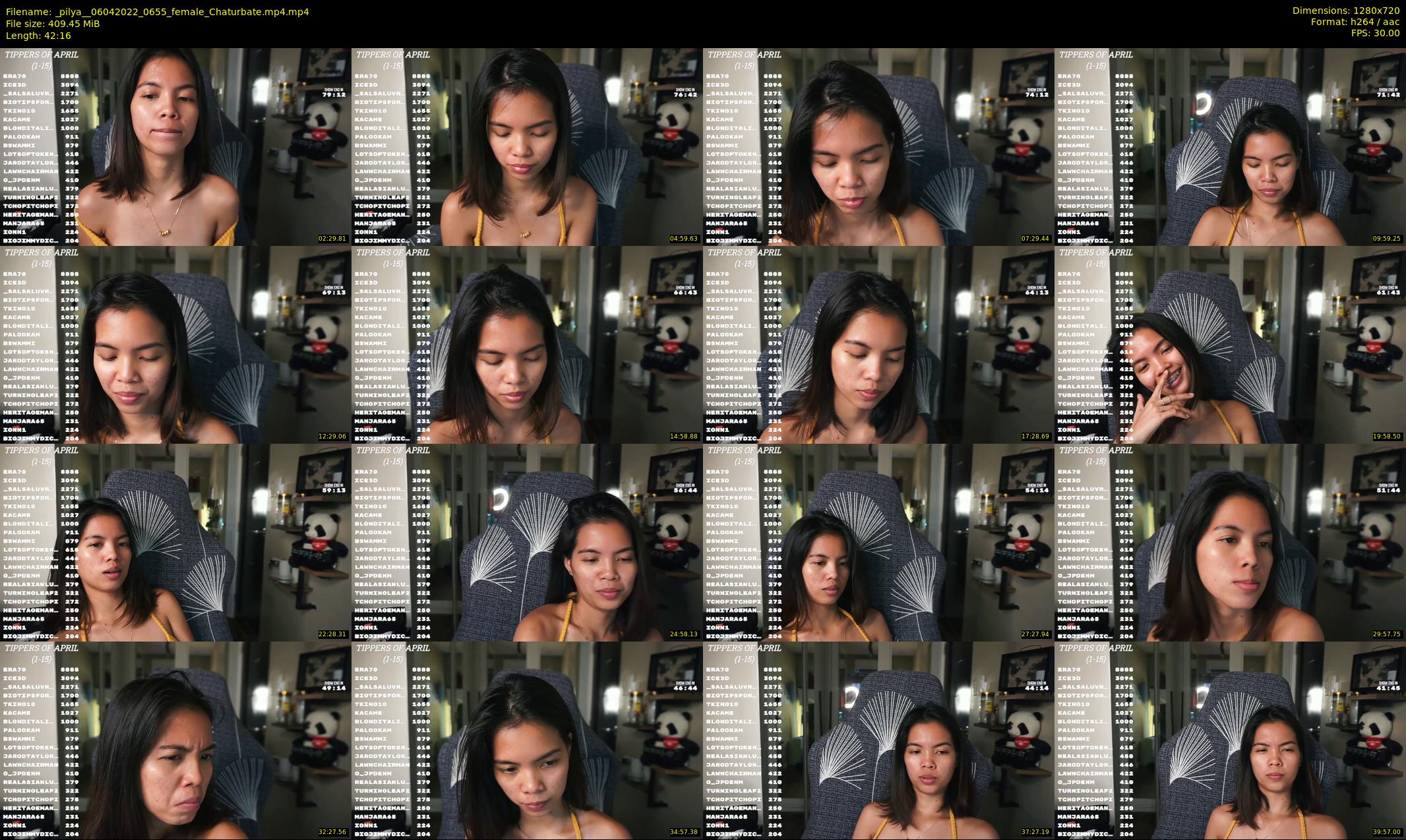 _pilya_ — 43 minute Chaturbate female cam show recording, 720p, Apr 6, 2022