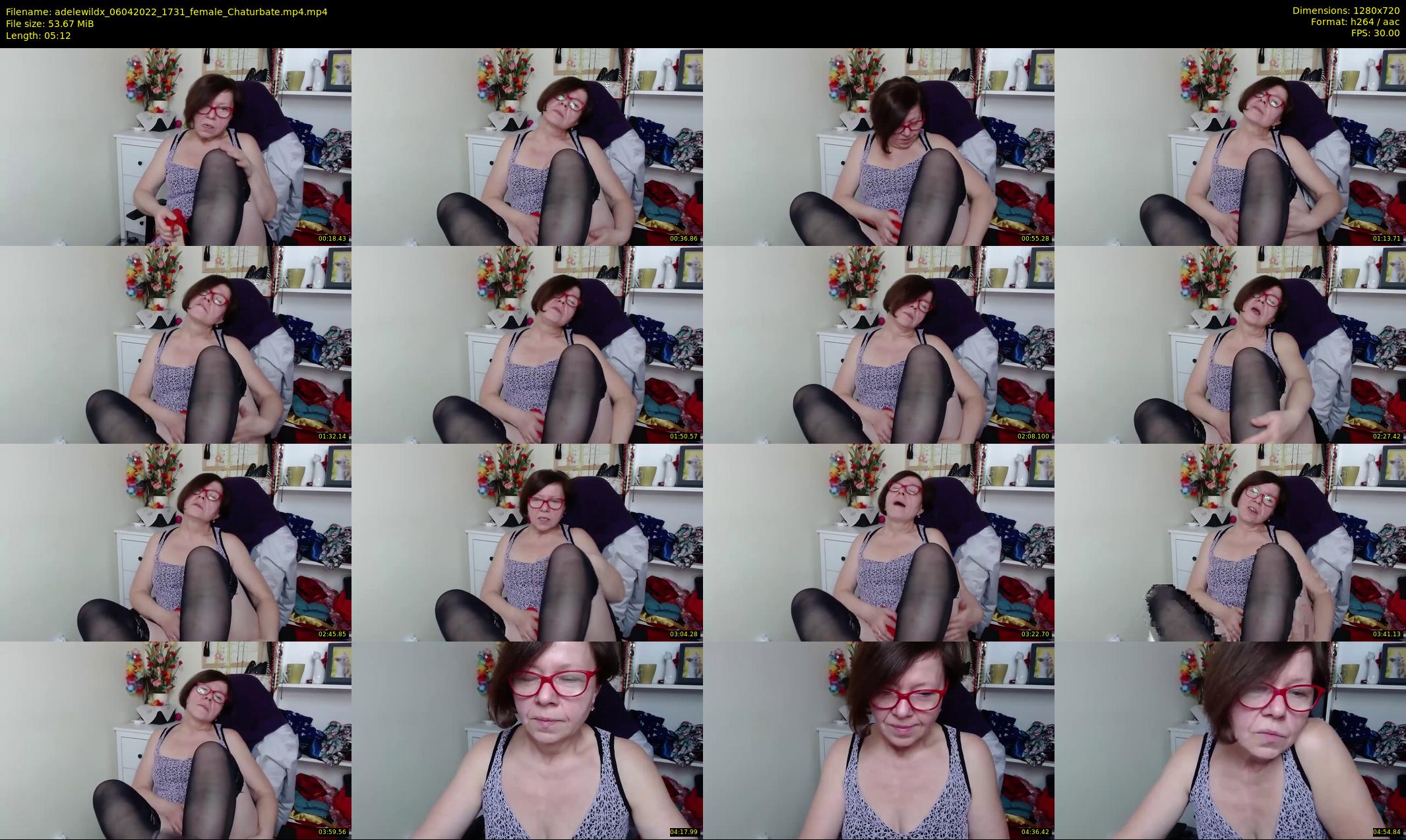 adelewildx — 6 minute Chaturbate female cam show recording, 720p, Apr 6, 2022