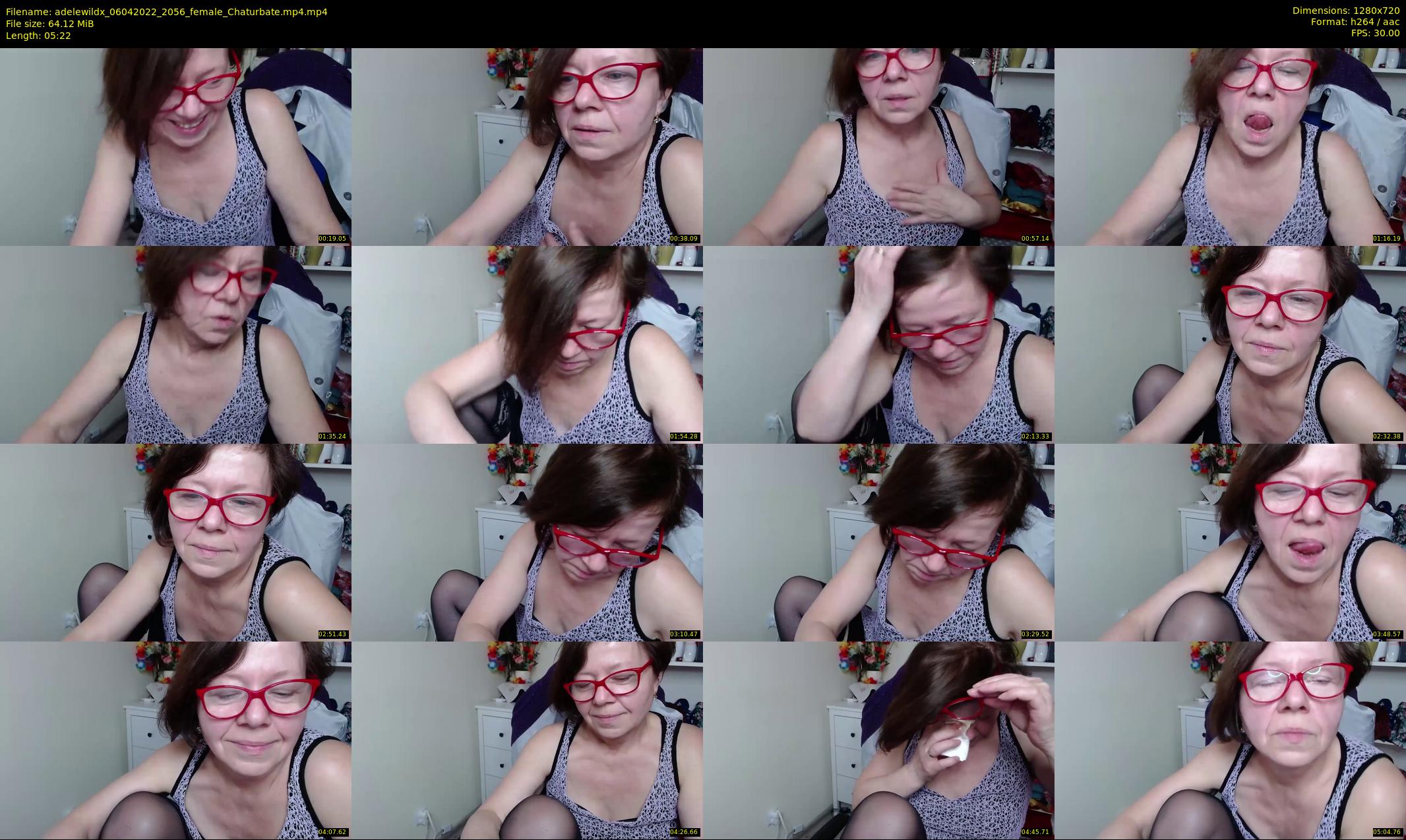 adelewildx — 6 minute Chaturbate female cam show recording, 720p, Apr 6, 2022