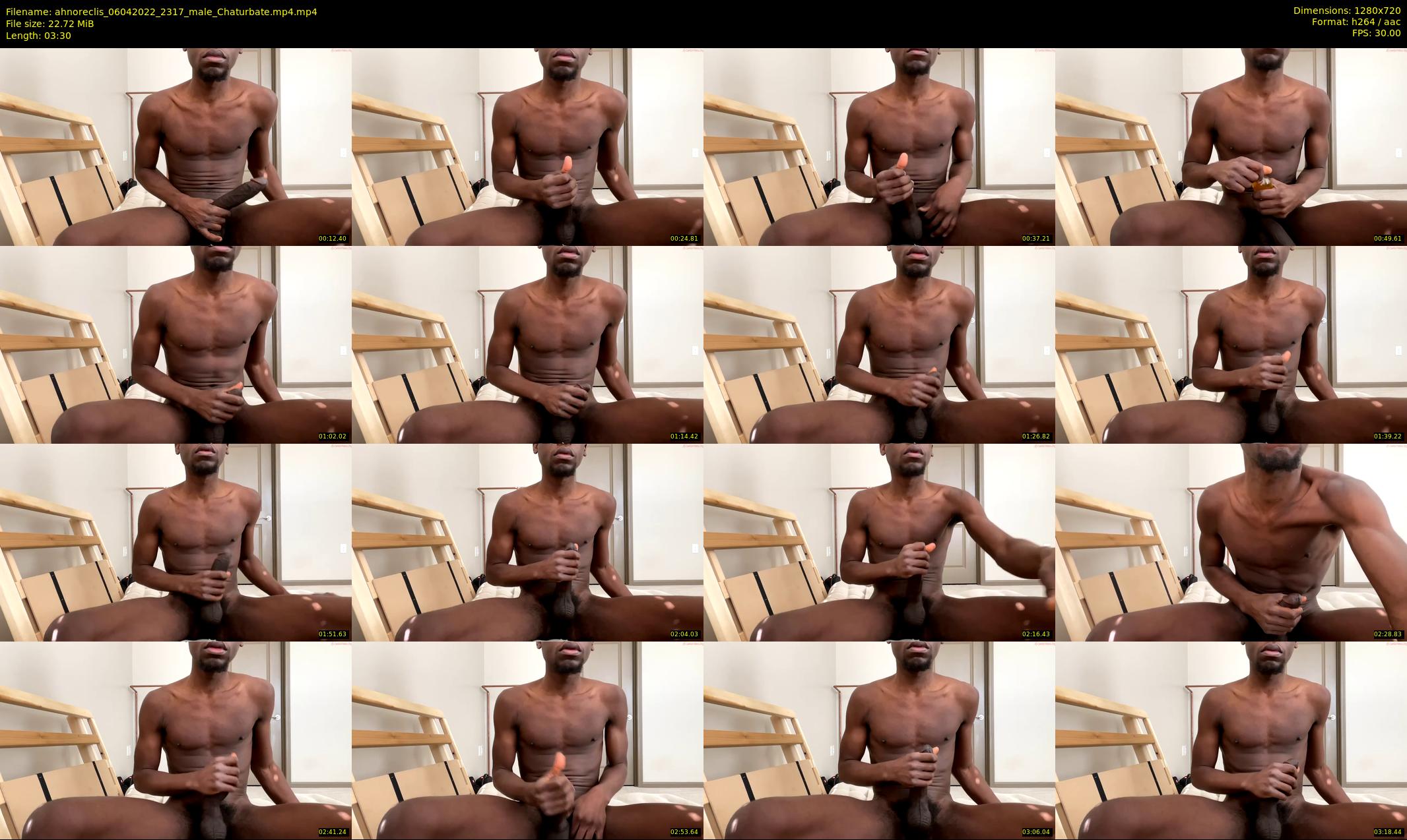 ahnoreclis — 4 minute Chaturbate male cam show recording, 720p, Apr 6, 2022