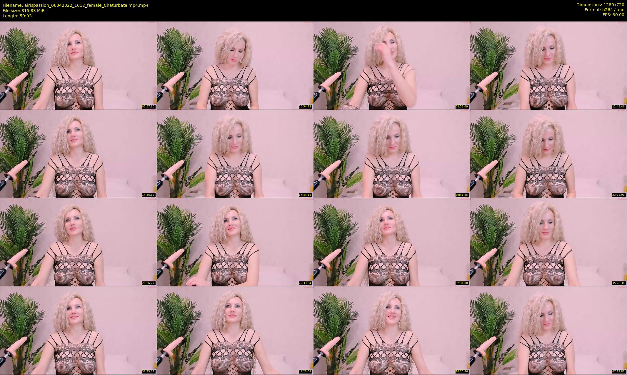 airispassion — 51 minute Chaturbate female cam show recording, 720p, Apr 6, 2022