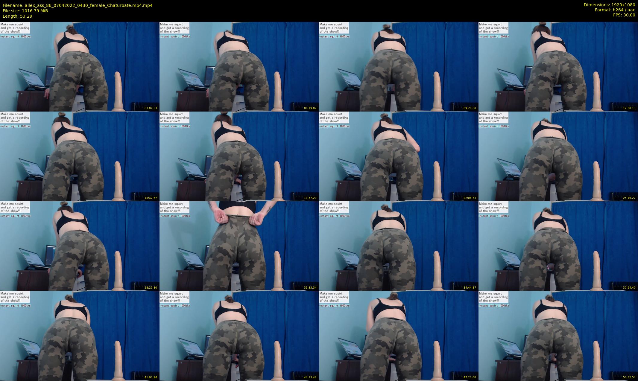 allex_ass_86 — 54 minute Chaturbate female cam show recording, 1080p, Apr 7, 2022
