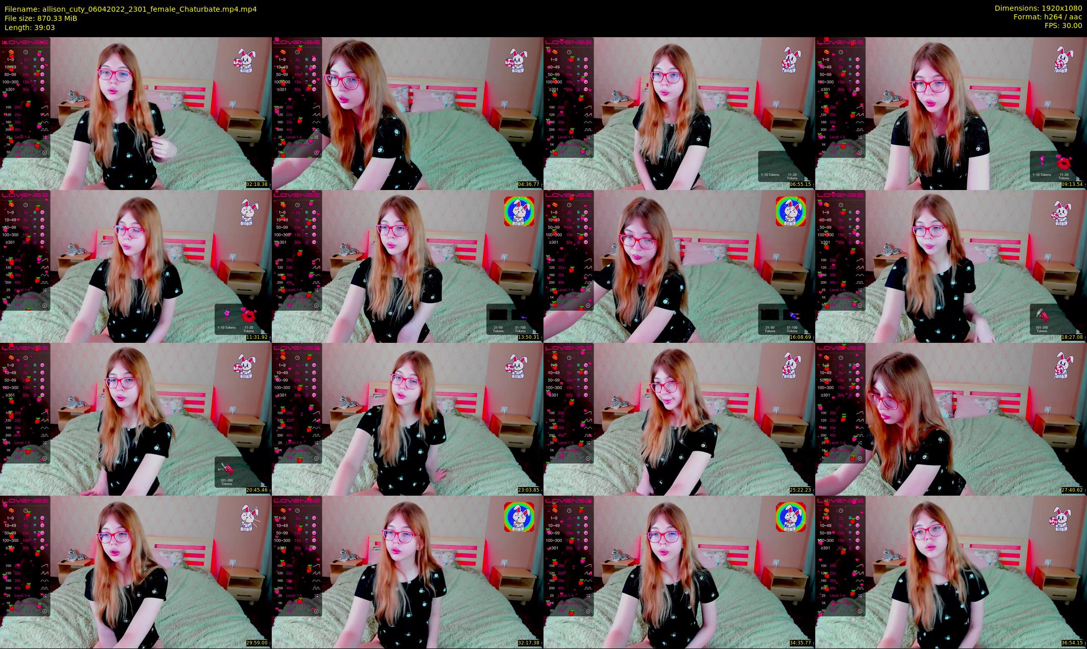 allison_cuty — 40 minute Chaturbate female cam show recording, 1080p, Apr 6, 2022