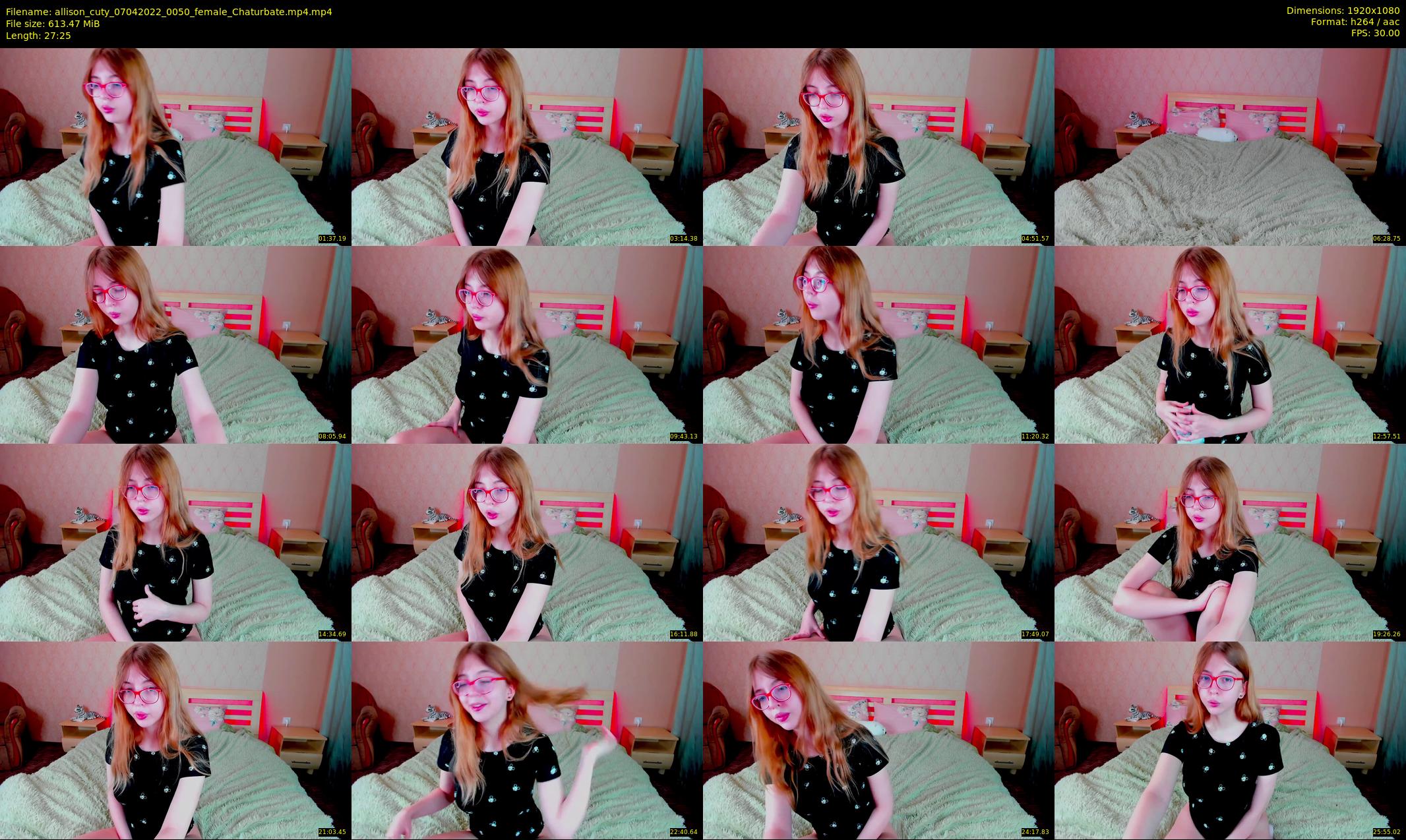 allison_cuty — 28 minute Chaturbate female cam show recording, 1080p, Apr 7, 2022
