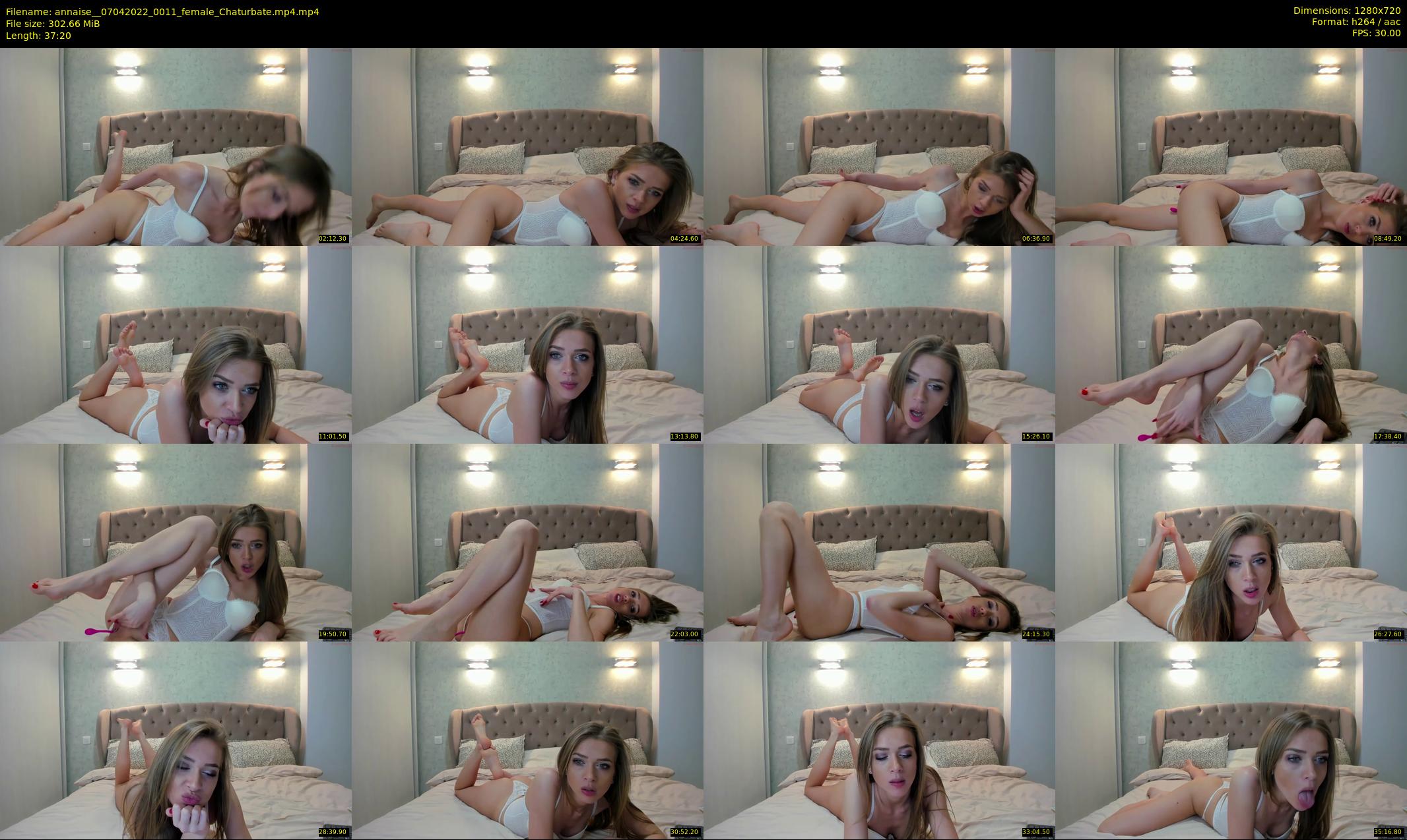 annaise_ — 38 minute Chaturbate female cam show recording, 720p, Apr 7, 2022