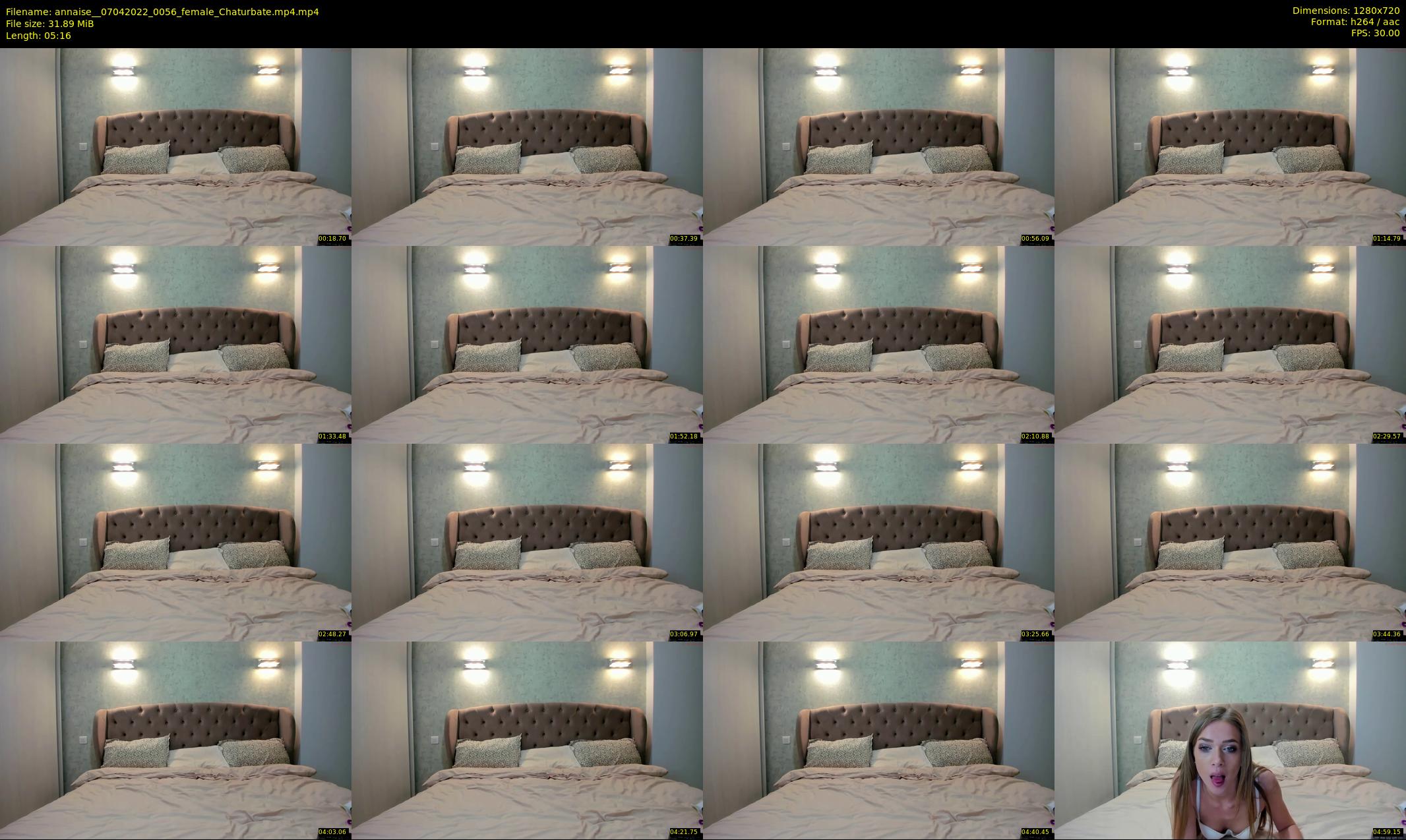 annaise_ — 6 minute Chaturbate female cam show recording, 720p, Apr 7, 2022