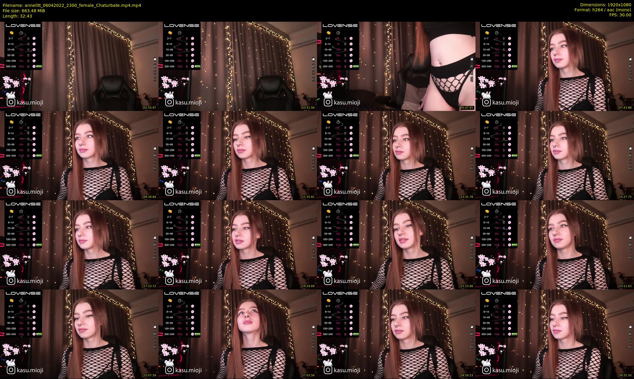 annelitt — 33 minute Chaturbate female cam show recording, 1080p, Apr 6, 2022