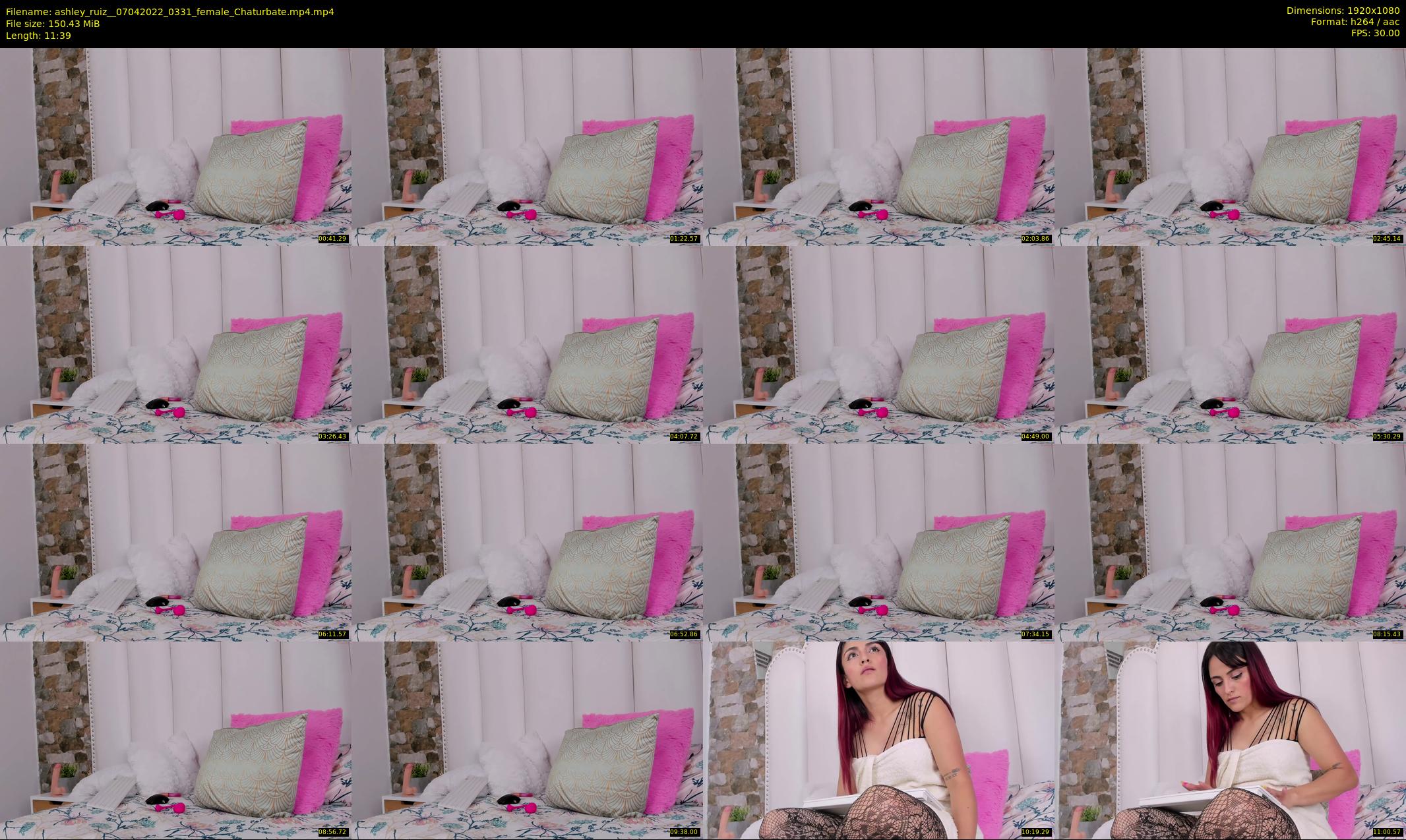ashley_ruiz_ — 12 minute Chaturbate female cam show recording, 1080p, Apr 7, 2022