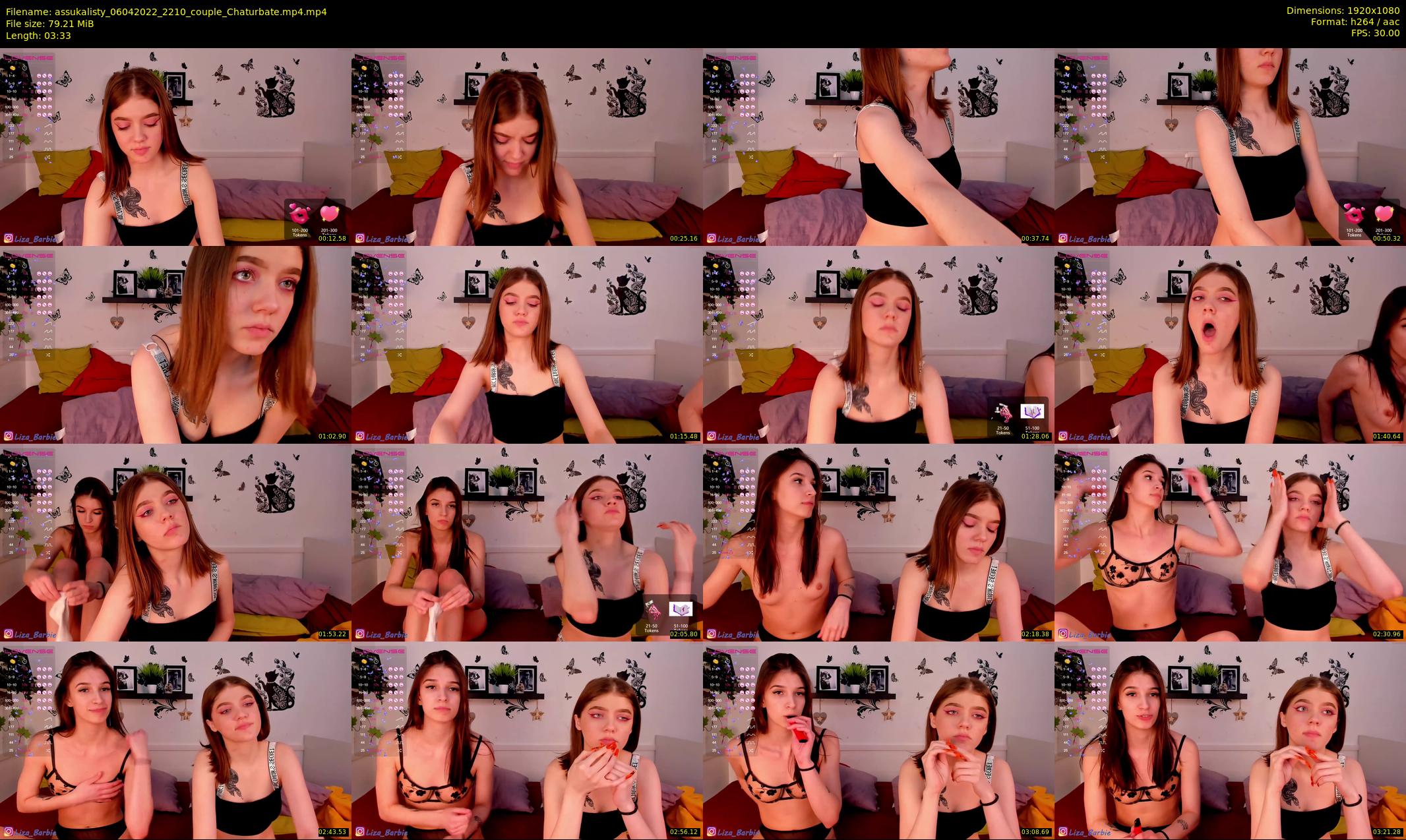 assukalisty — 4 minute Chaturbate couple cam show recording, 1080p, Apr 6, 2022