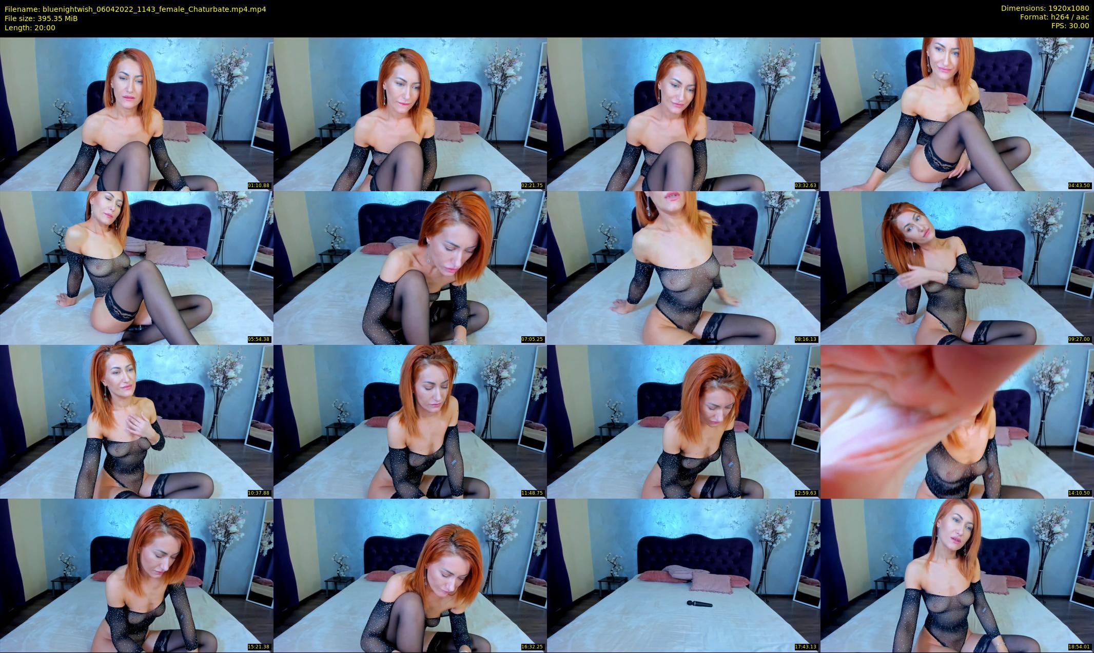 bluenightwish — 20 minute Chaturbate female cam show recording, 1080p, Apr 6, 2022