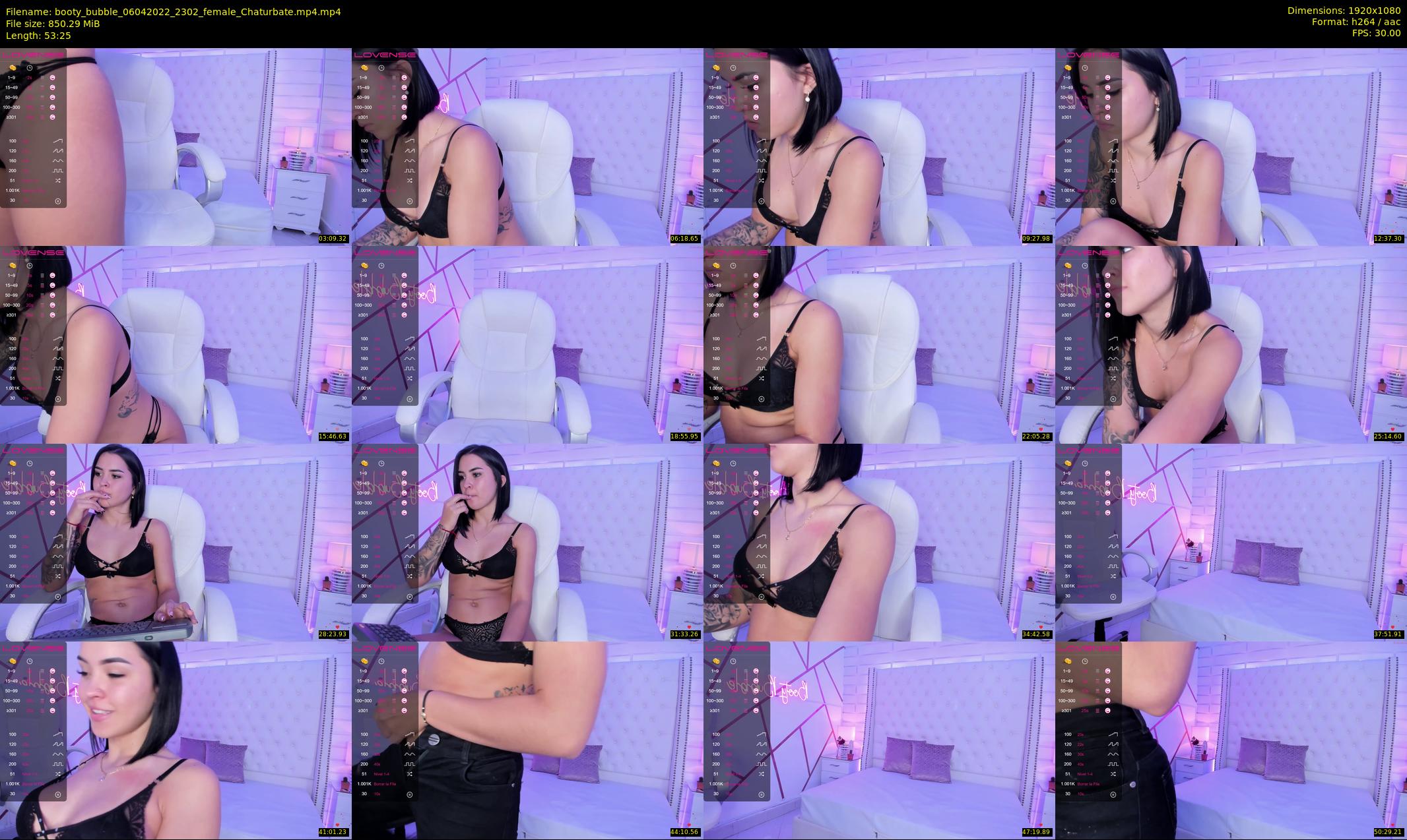 booty_bubble — 54 minute Chaturbate female cam show recording, 1080p, Apr 6, 2022