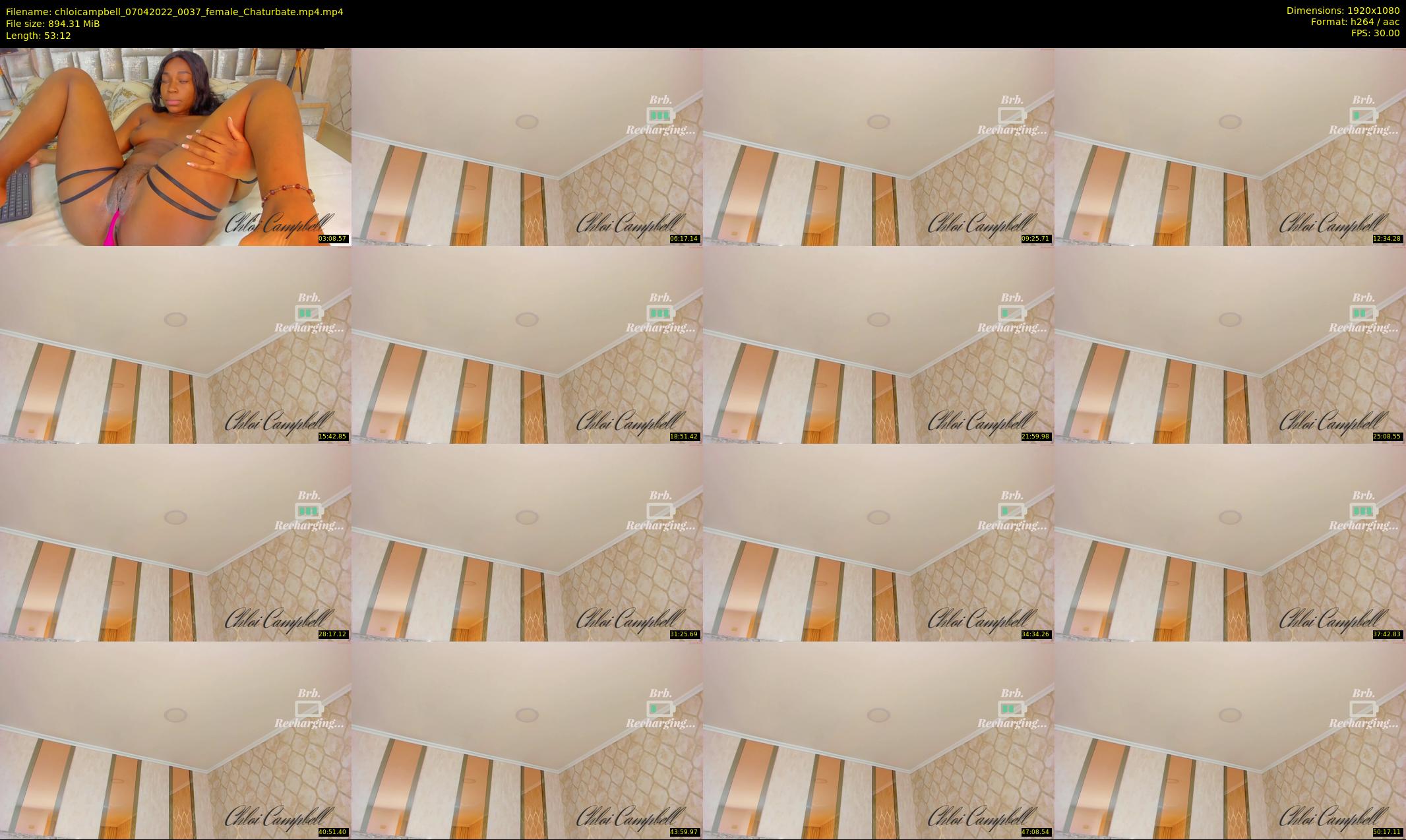 chloicampbell — 54 minute Chaturbate female cam show recording, 1080p, Apr 7, 2022