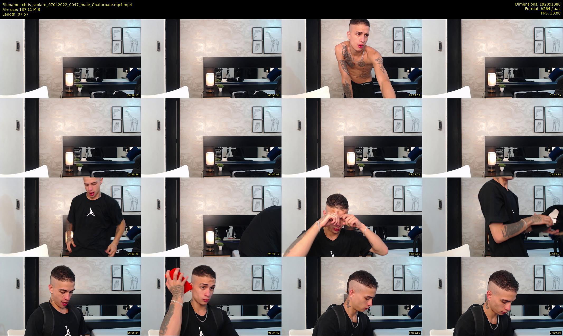 chris_scolaro — 8 minute Chaturbate male cam show recording, 1080p, Apr 7, 2022