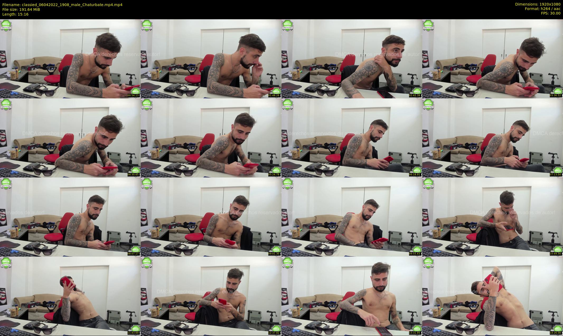 classied — 16 minute Chaturbate male cam show recording, 1080p, Apr 6, 2022