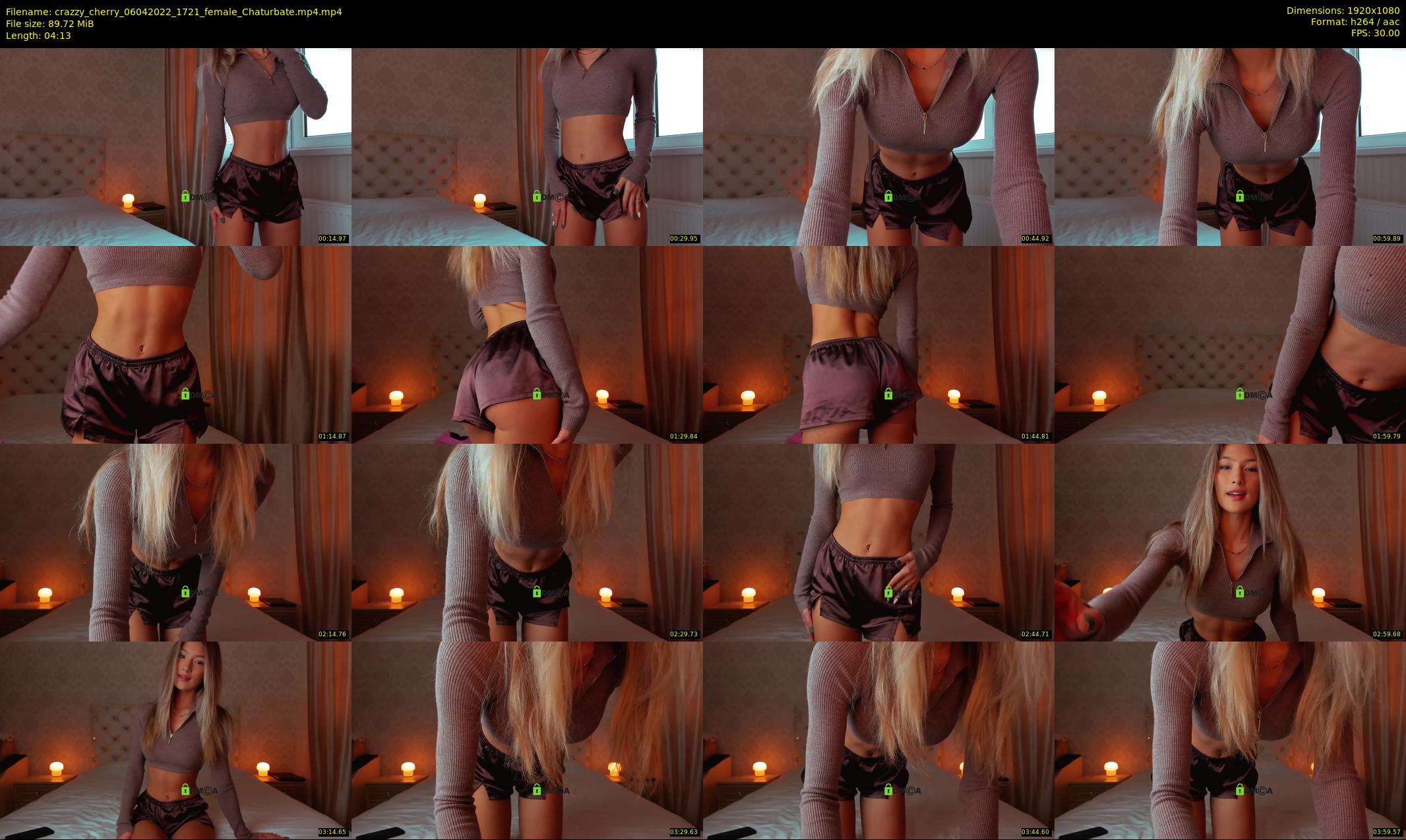 crazzy_cherry — 5 minute Chaturbate female cam show recording, 1080p, Apr 6, 2022